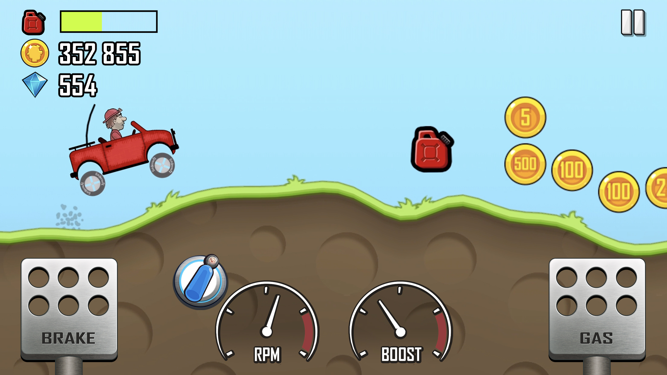 اسکرین شات 1 بازی Hill Climb Racing