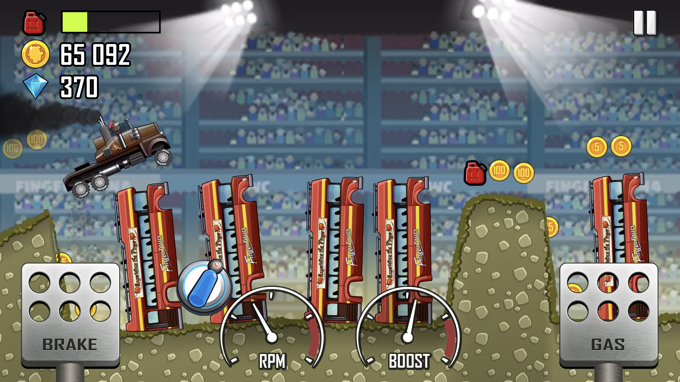 اسکرین شات 4 بازی Hill Climb Racing