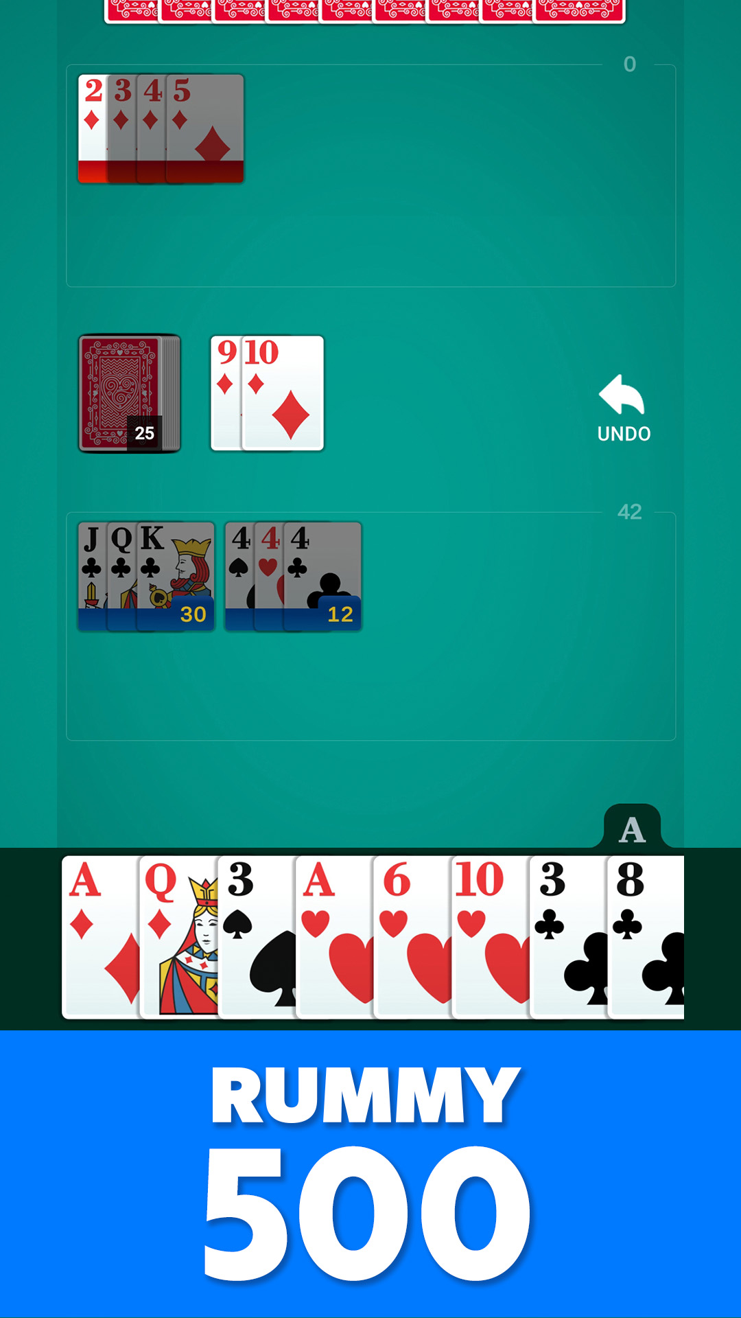 اسکرین شات 6 بازی Rummy 500 - Card Game