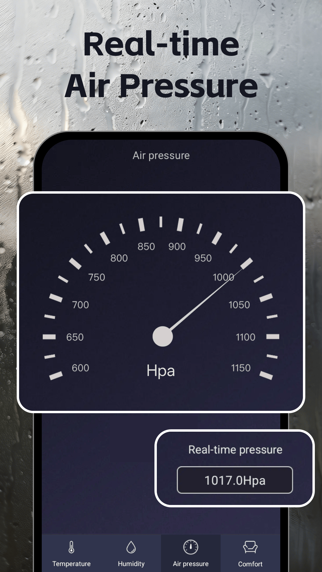 اسکرین شات 3 برنامه Thermometer - Hygrometer