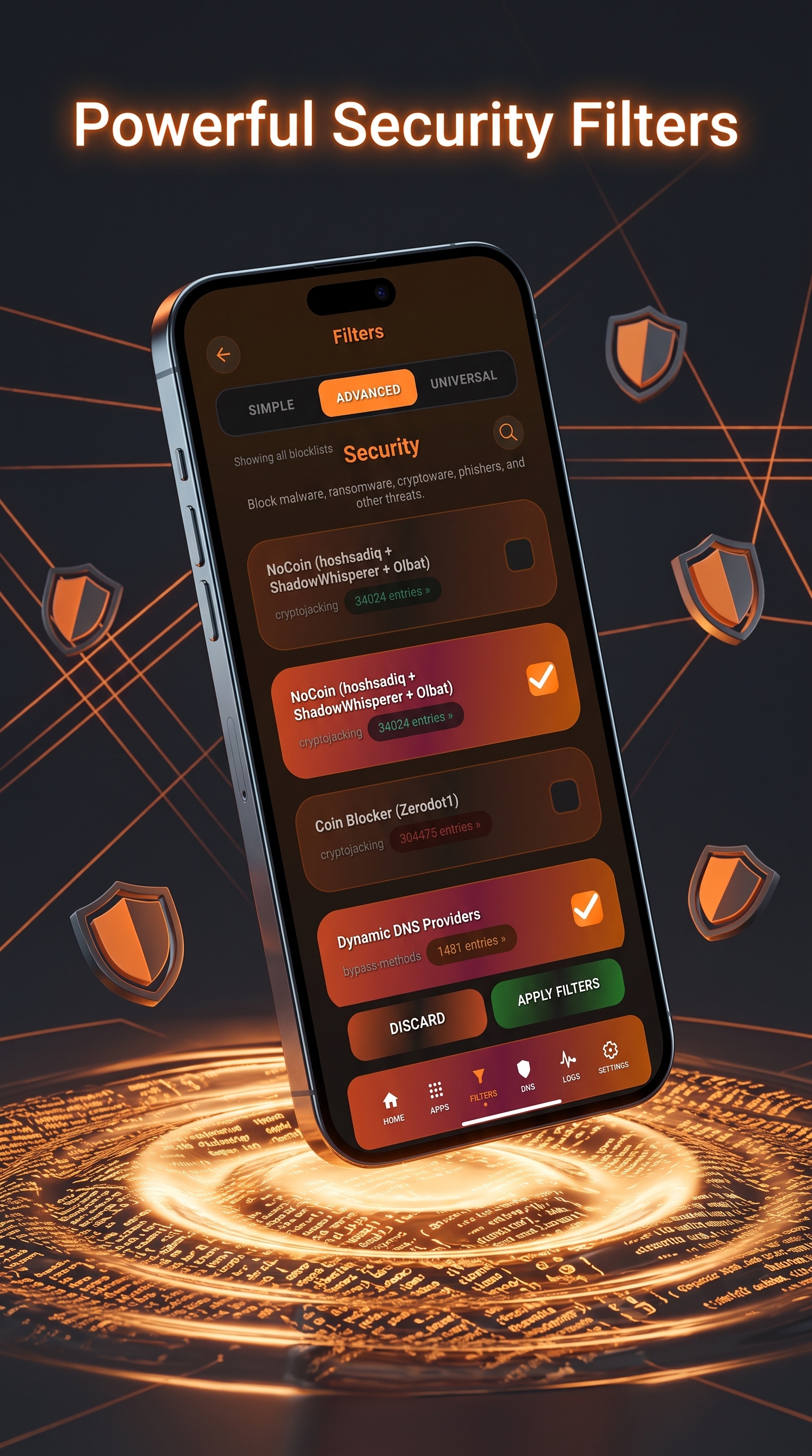 اسکرین شات 4 برنامه Firewall - DNS & Anti Spy