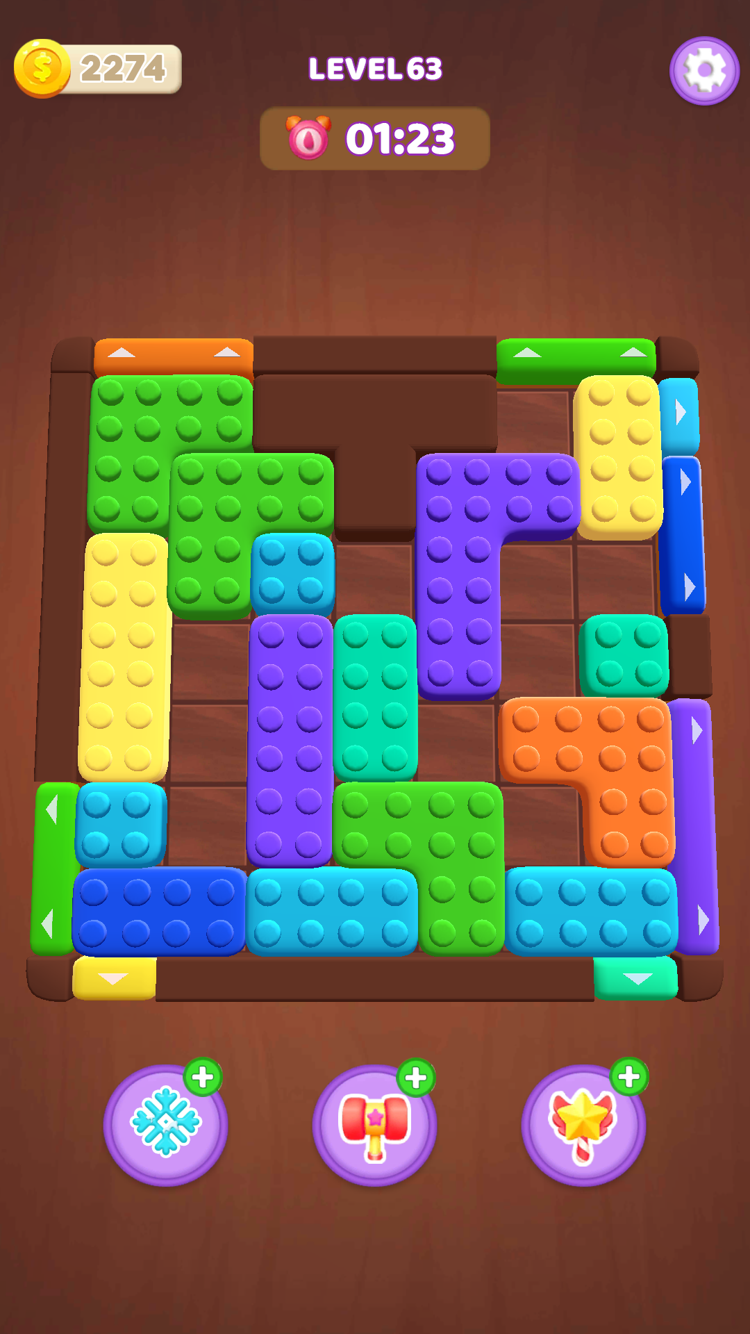 اسکرین شات 2 بازی Fit Block 3D: Color Blast Jam