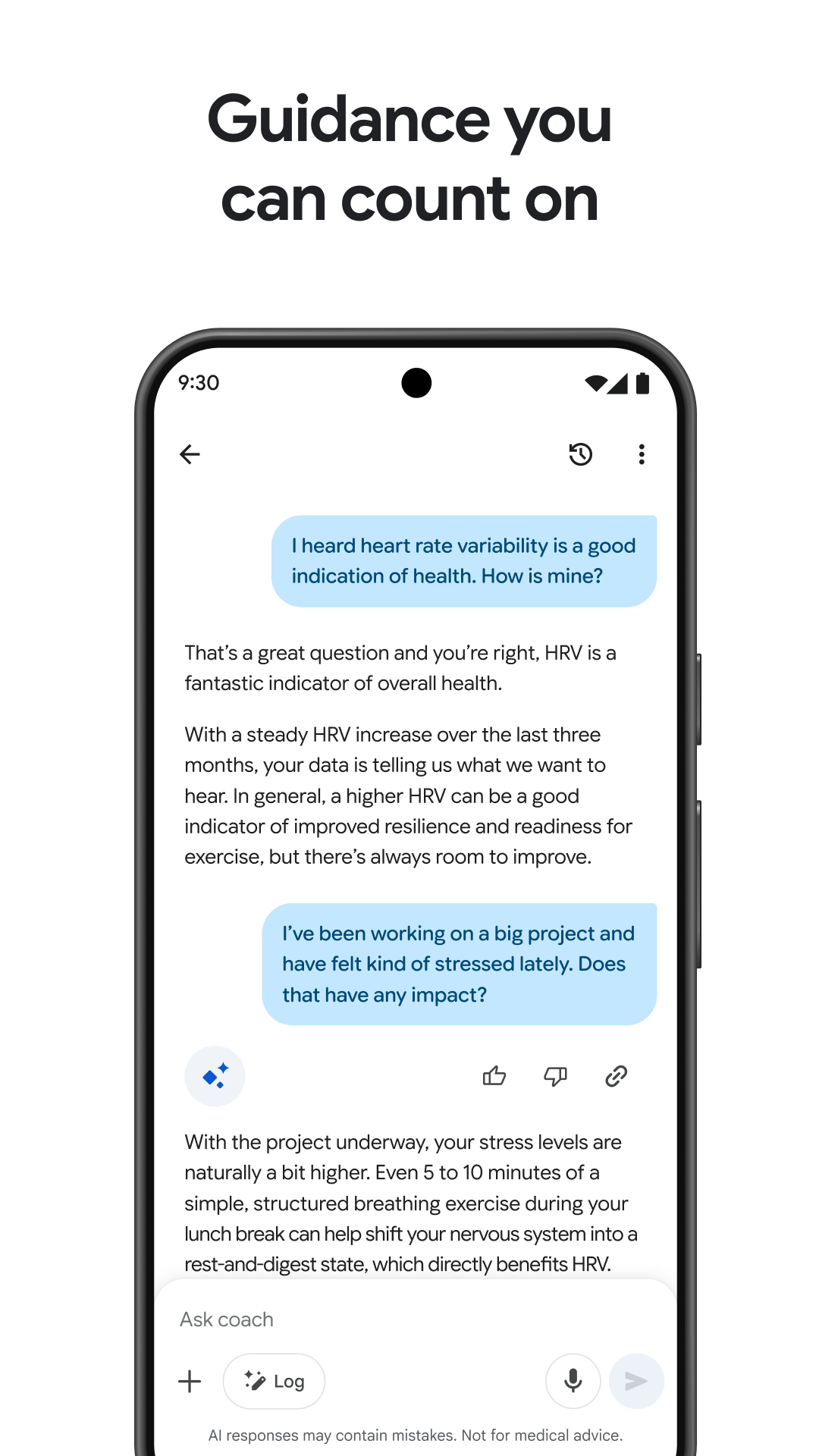 اسکرین شات 5 برنامه Google Health (Fitbit)