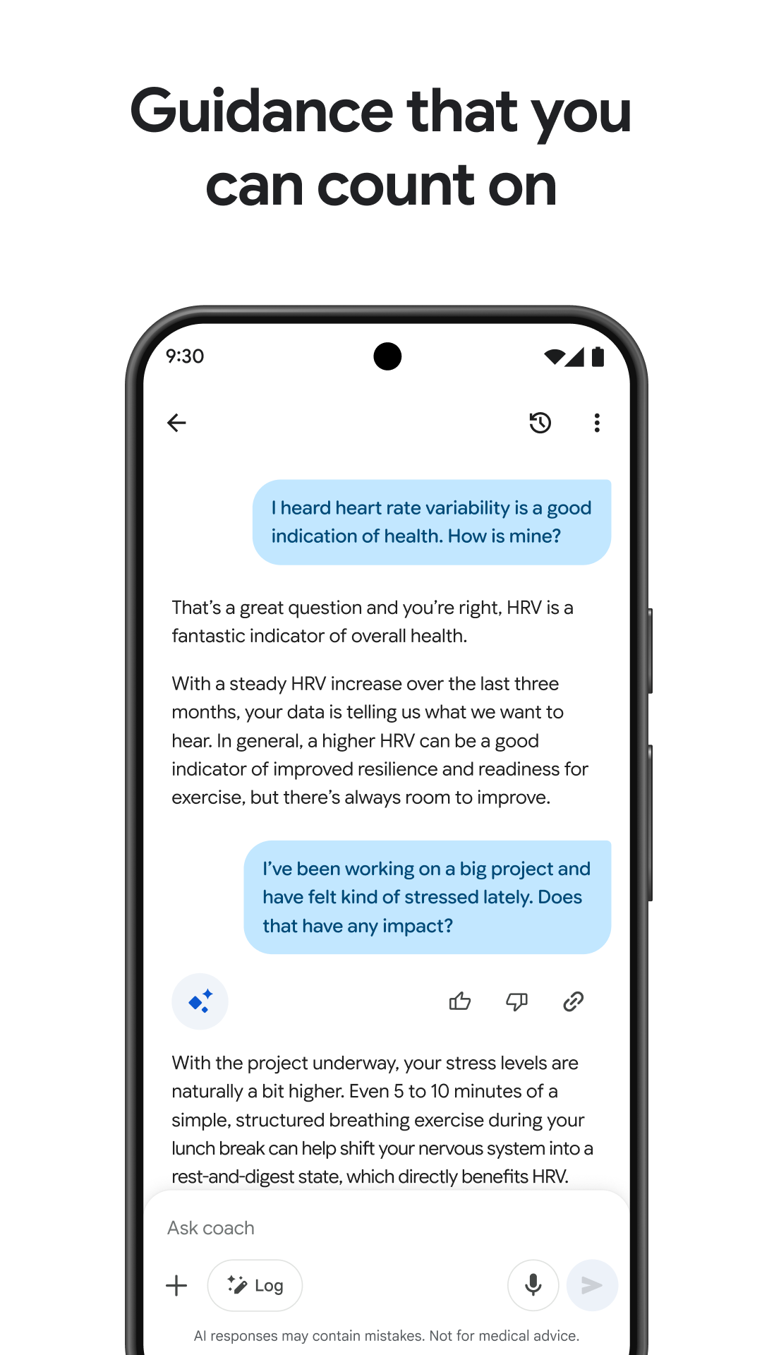 اسکرین شات 5 برنامه Google Health (Fitbit)