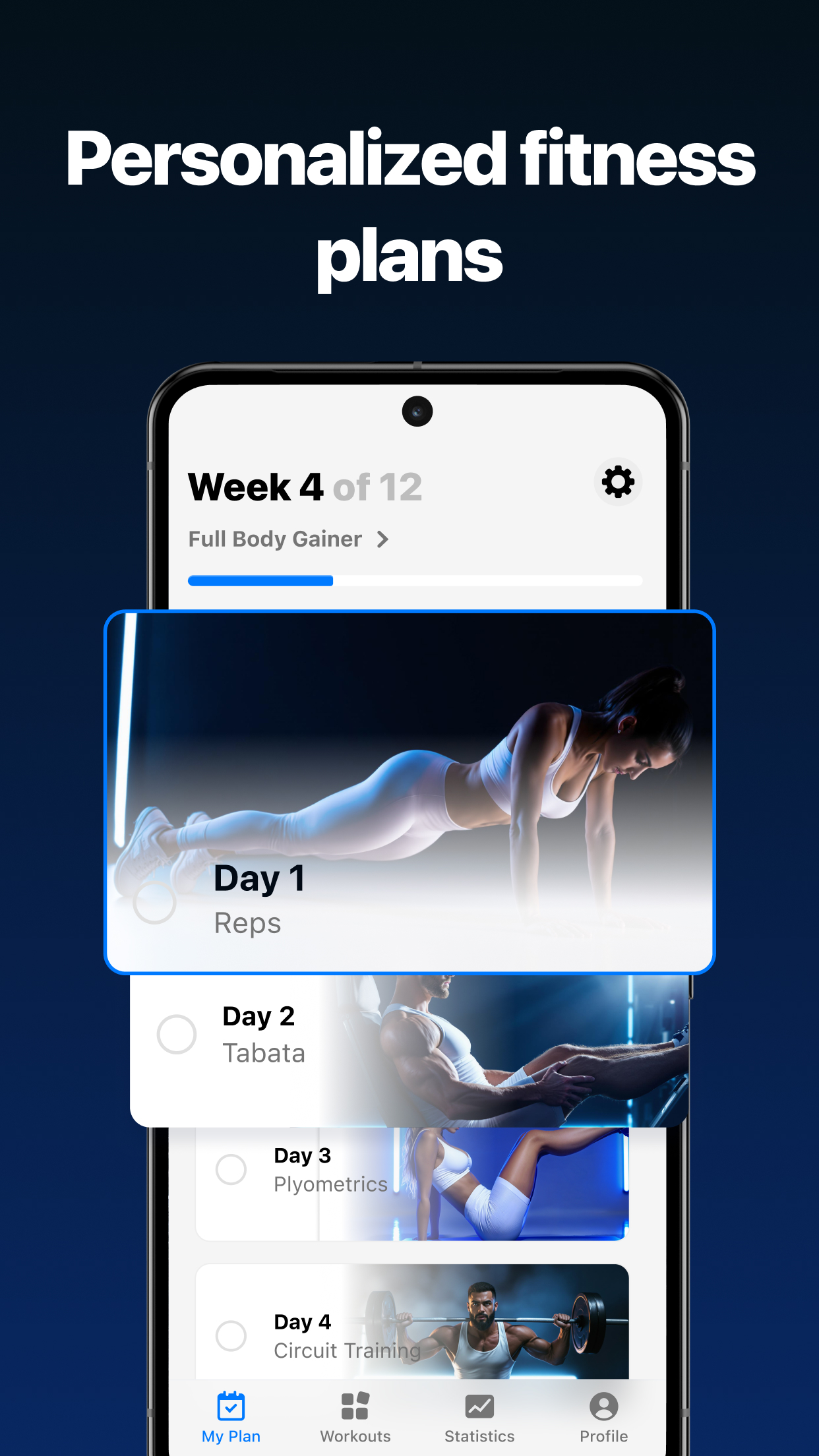 اسکرین شات 5 برنامه Fitify: Fitness, Home Workout