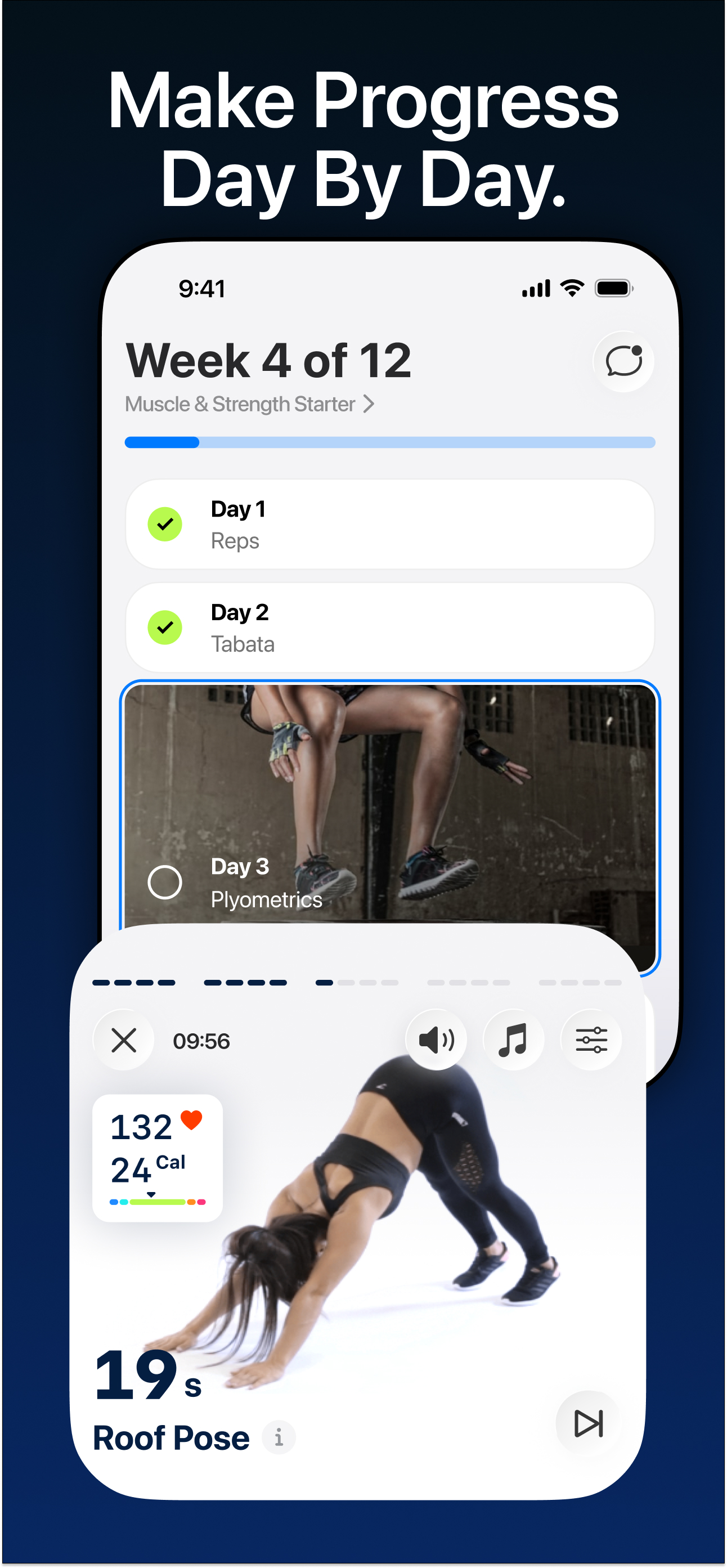 اسکرین شات 4 برنامه Fitify: Fitness, Home Workout