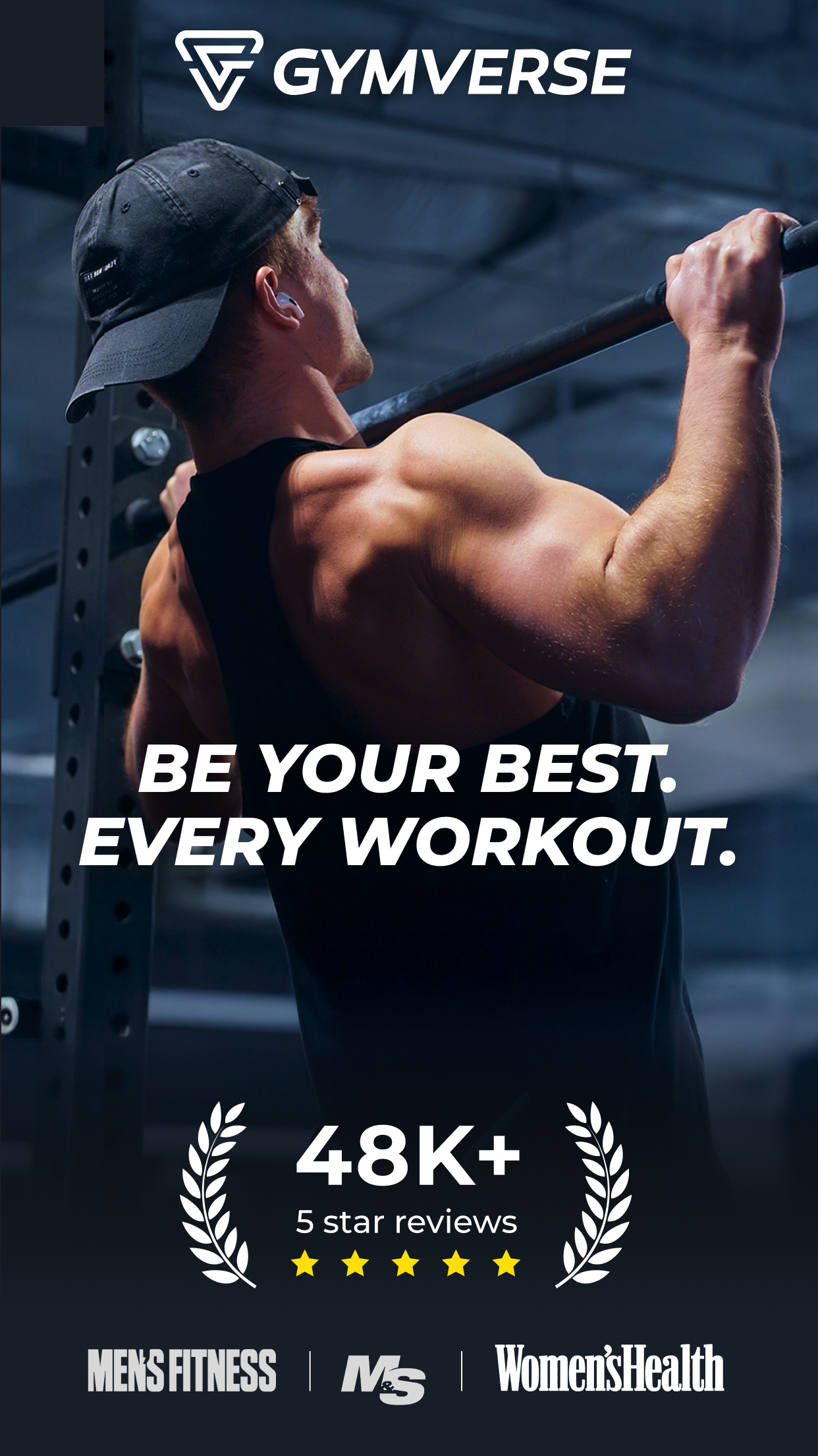 اسکرین شات 1 برنامه Gymverse: Gym Workout Planner