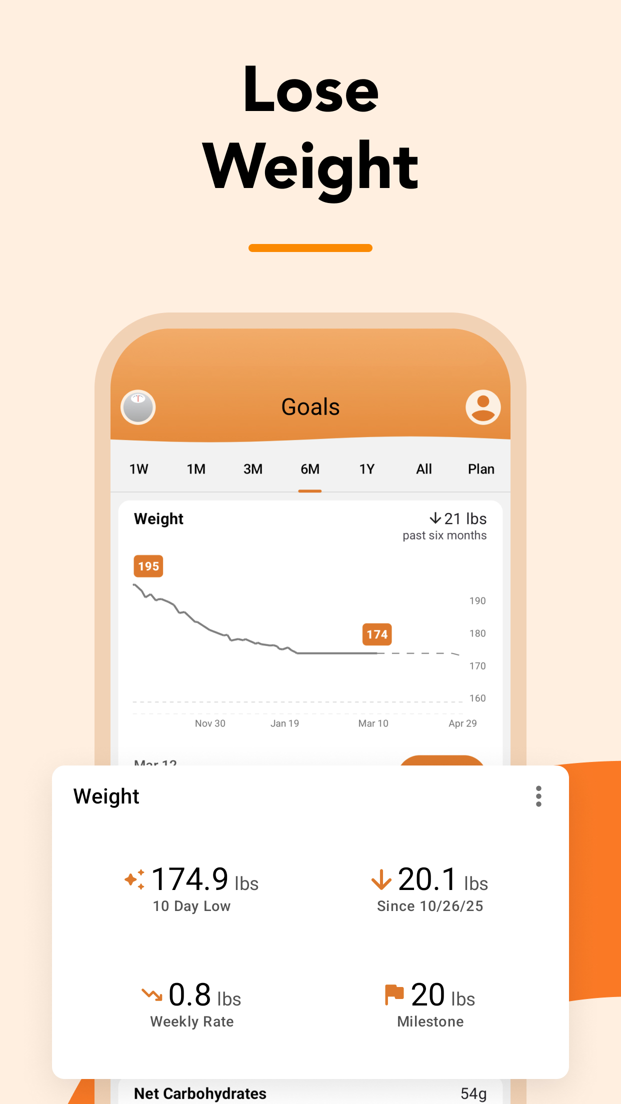 اسکرین شات 4 برنامه Calorie Counter by Lose It!
