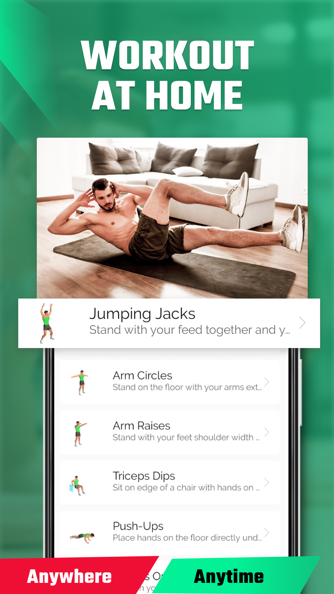 اسکرین شات 6 برنامه Home Workout in 30 Days