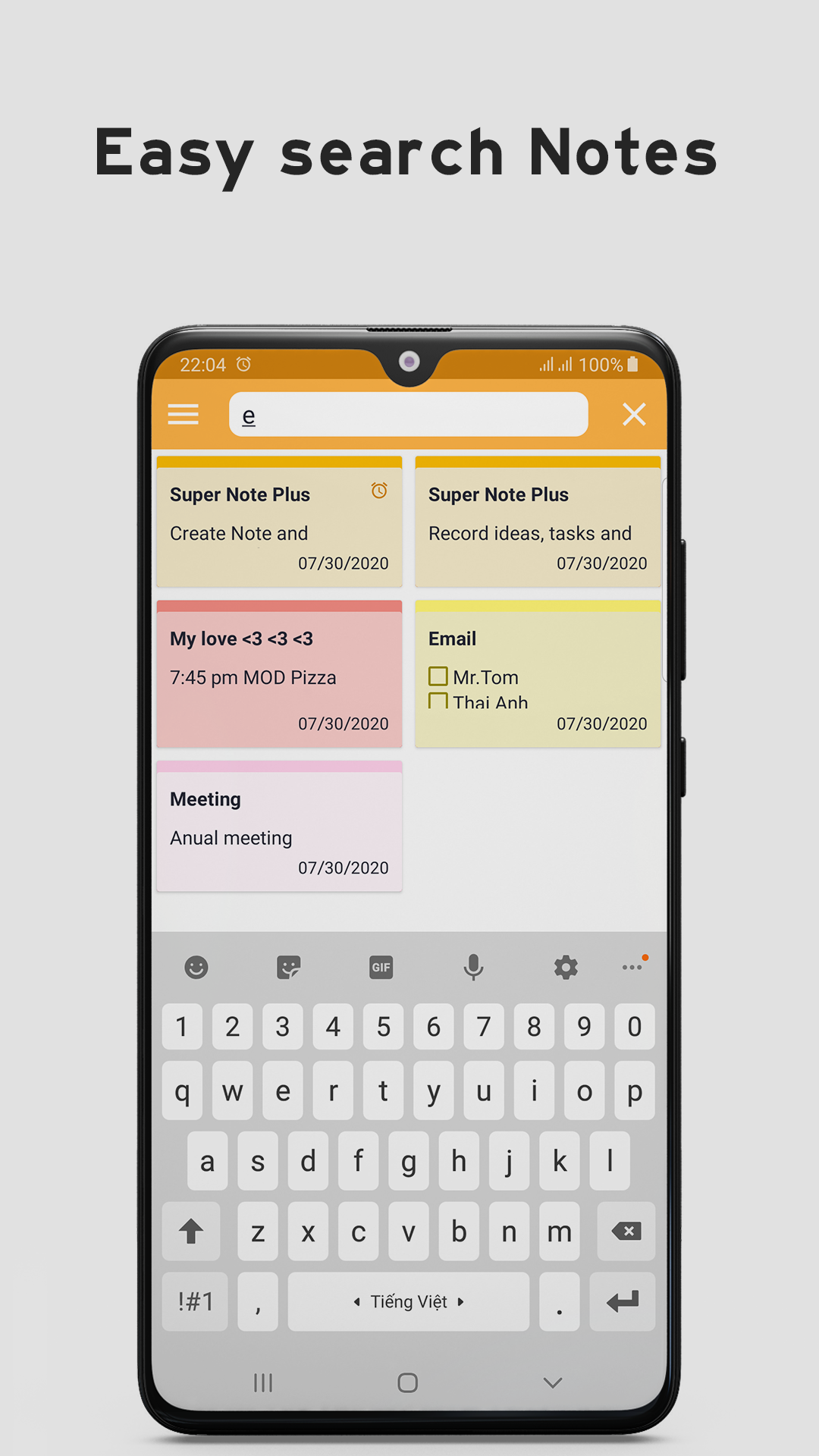 اسکرین شات 4 برنامه Note Plus - Notepad, Checklist