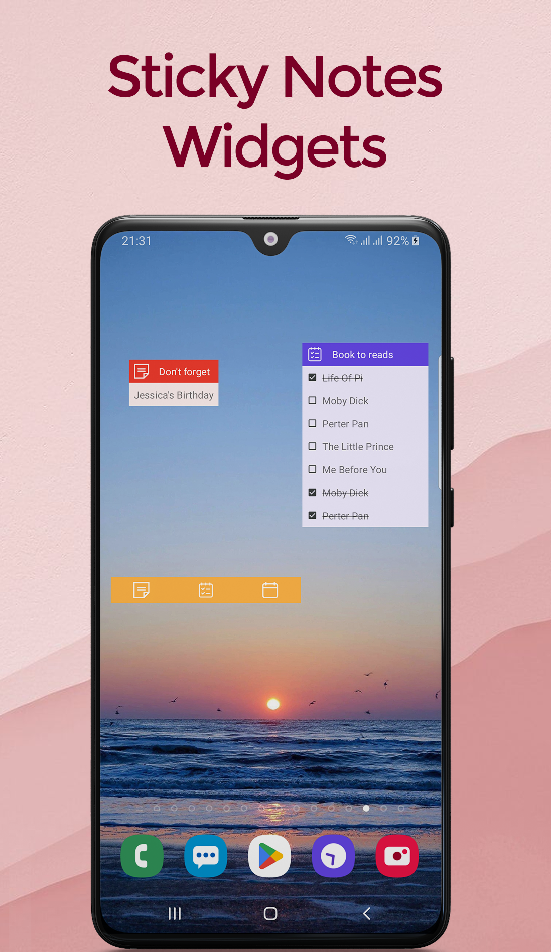 اسکرین شات 2 برنامه Super Note - Notepad, Notebook
