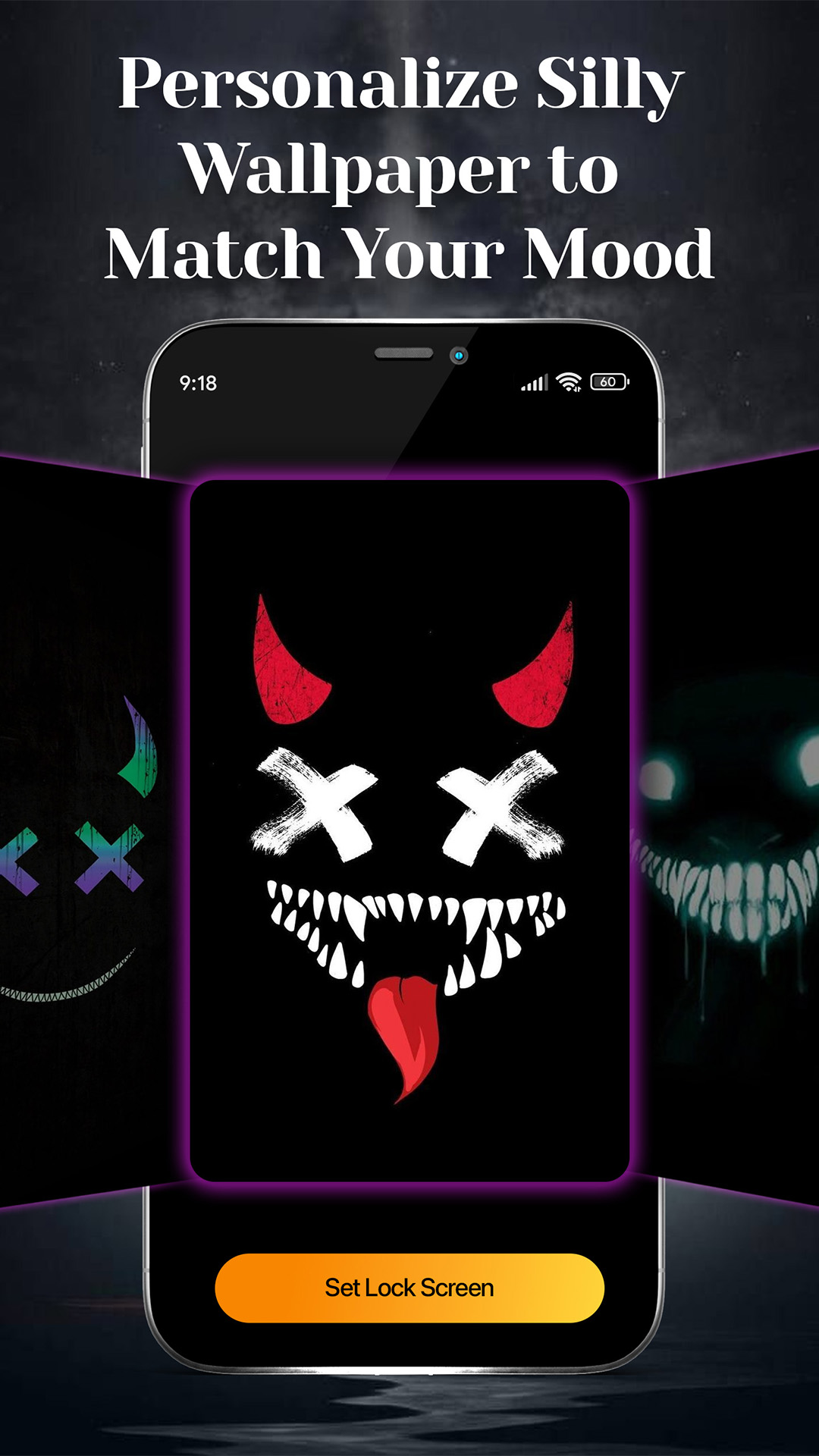 اسکرین شات 5 برنامه Silly Smile Fun Live Wallpaper