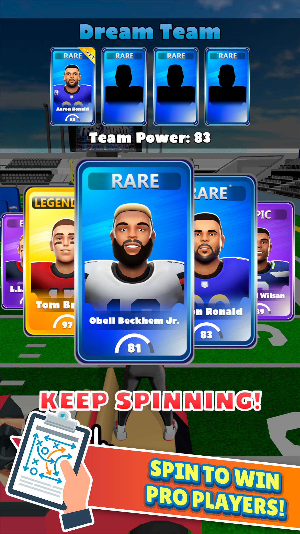اسکرین شات 4 بازی Hyper Touchdown 3D