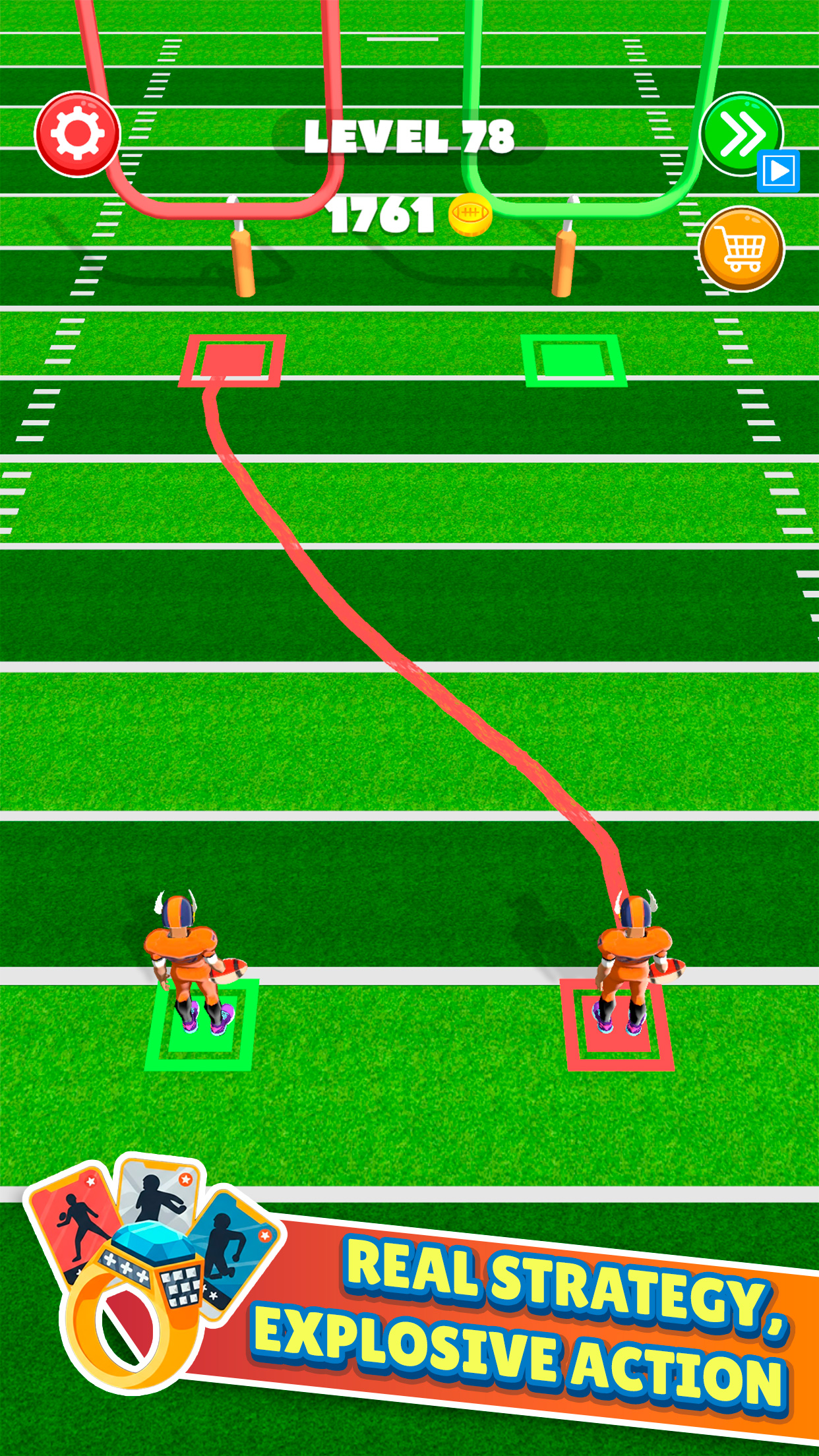اسکرین شات 2 بازی Hyper Touchdown 3D