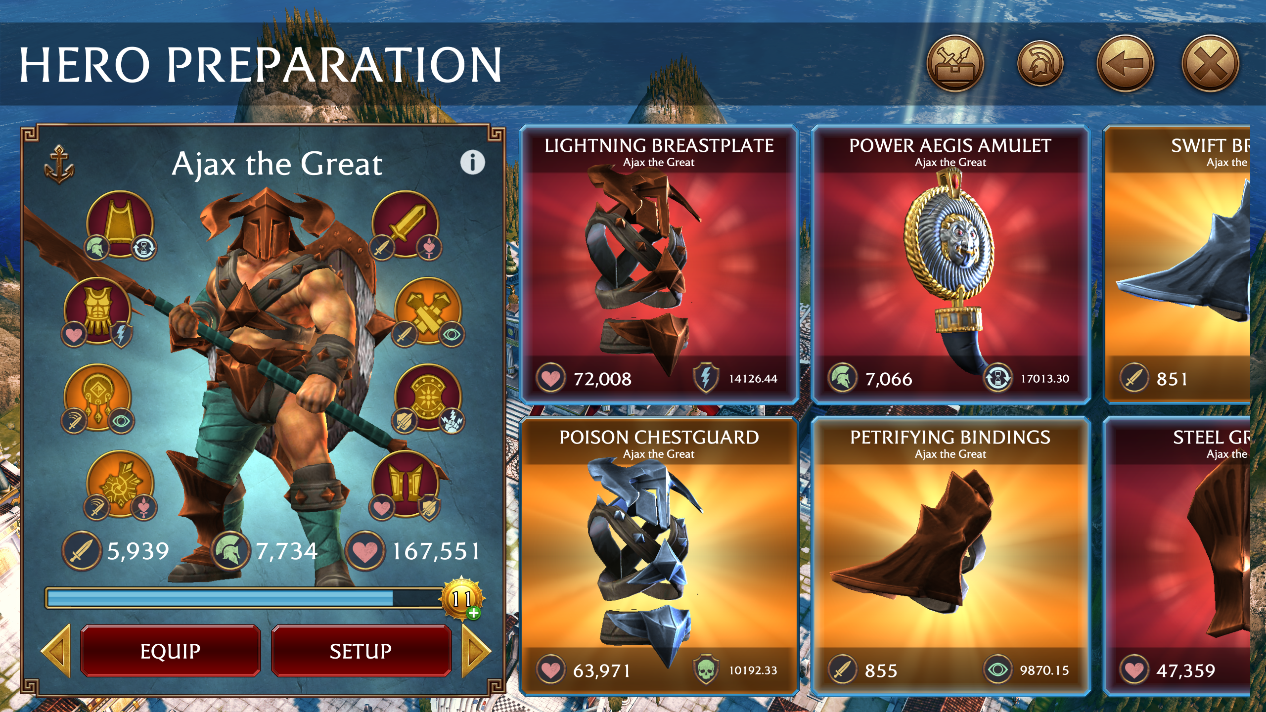 اسکرین شات 5 بازی Olympus Rising: Strategy Game