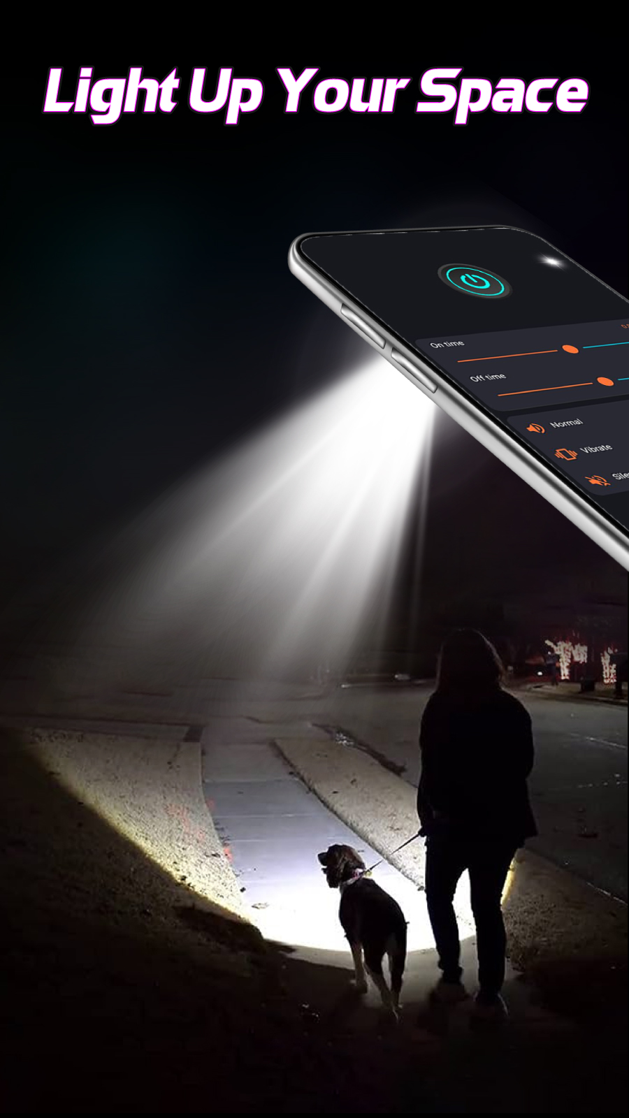 اسکرین شات 4 برنامه Flashlight: Led Torch Light