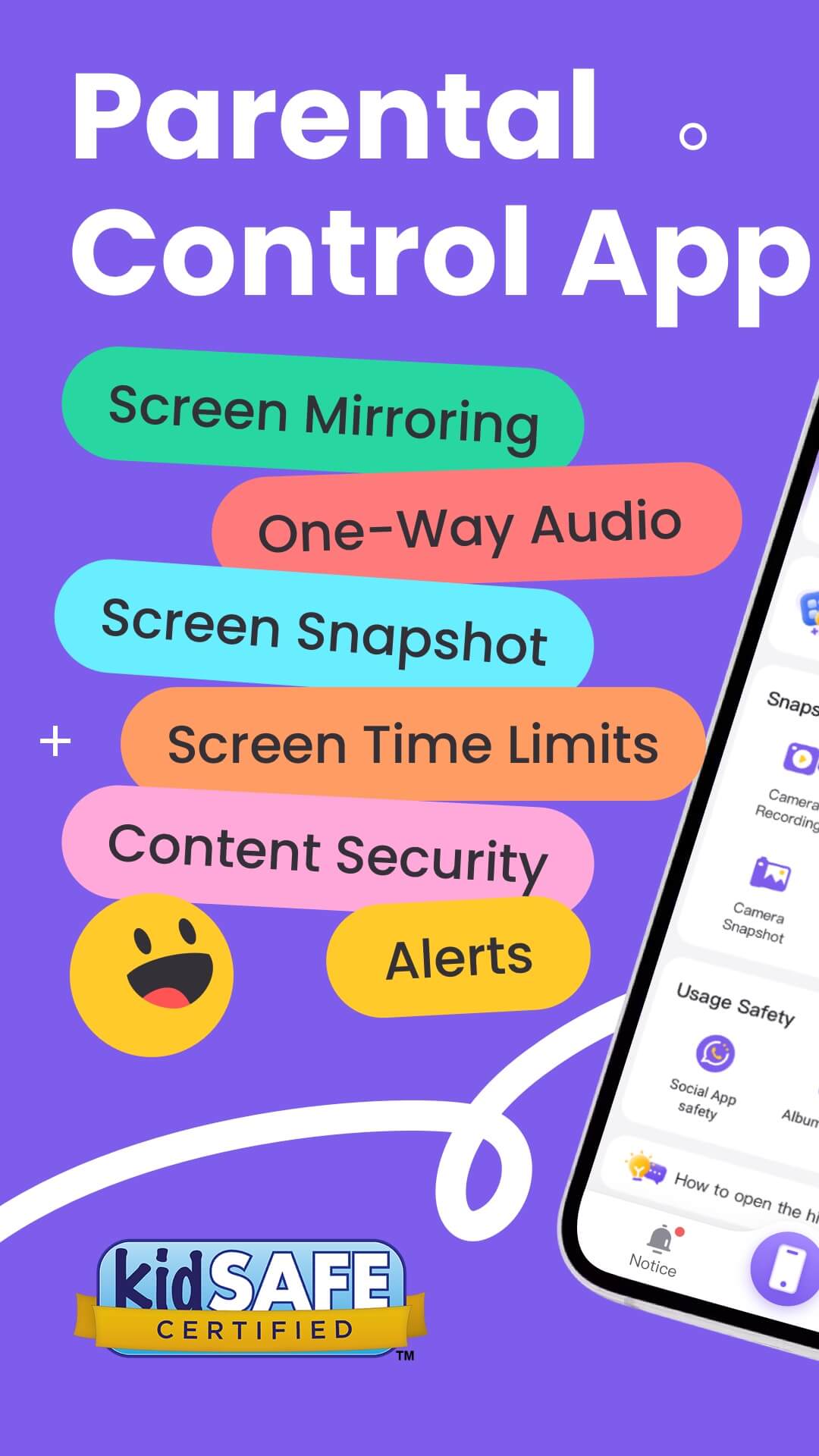 اسکرین شات 1 برنامه FlashGet Kids:parental control