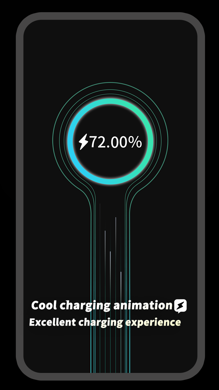 اسکرین شات 1 برنامه Flashing charging animation