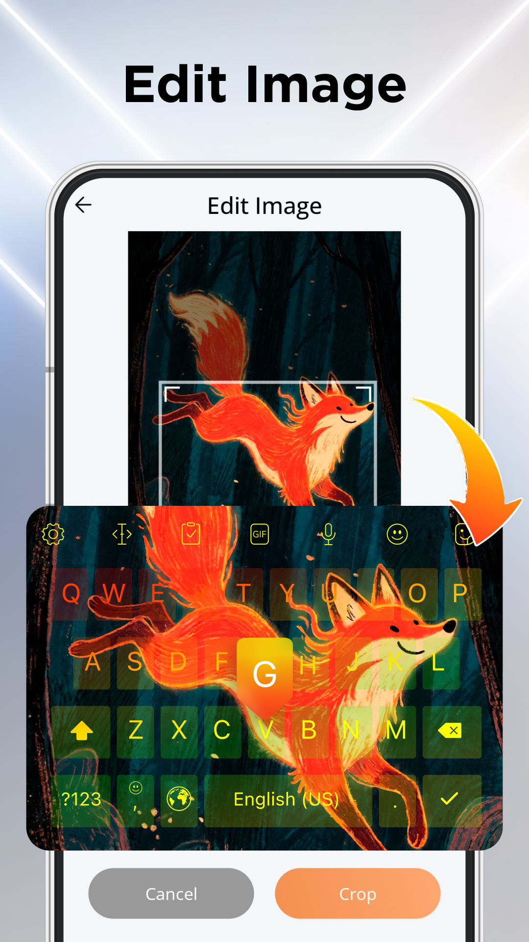 اسکرین شات 7 برنامه LED Keyboard: Colorful RGB