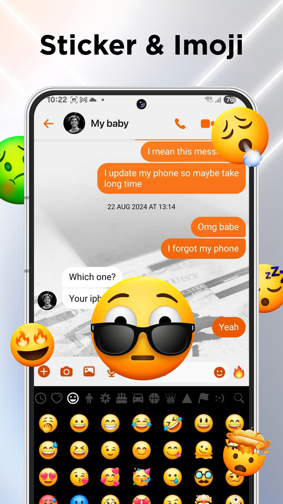اسکرین شات 2 برنامه LED Keyboard: Colorful Backlit