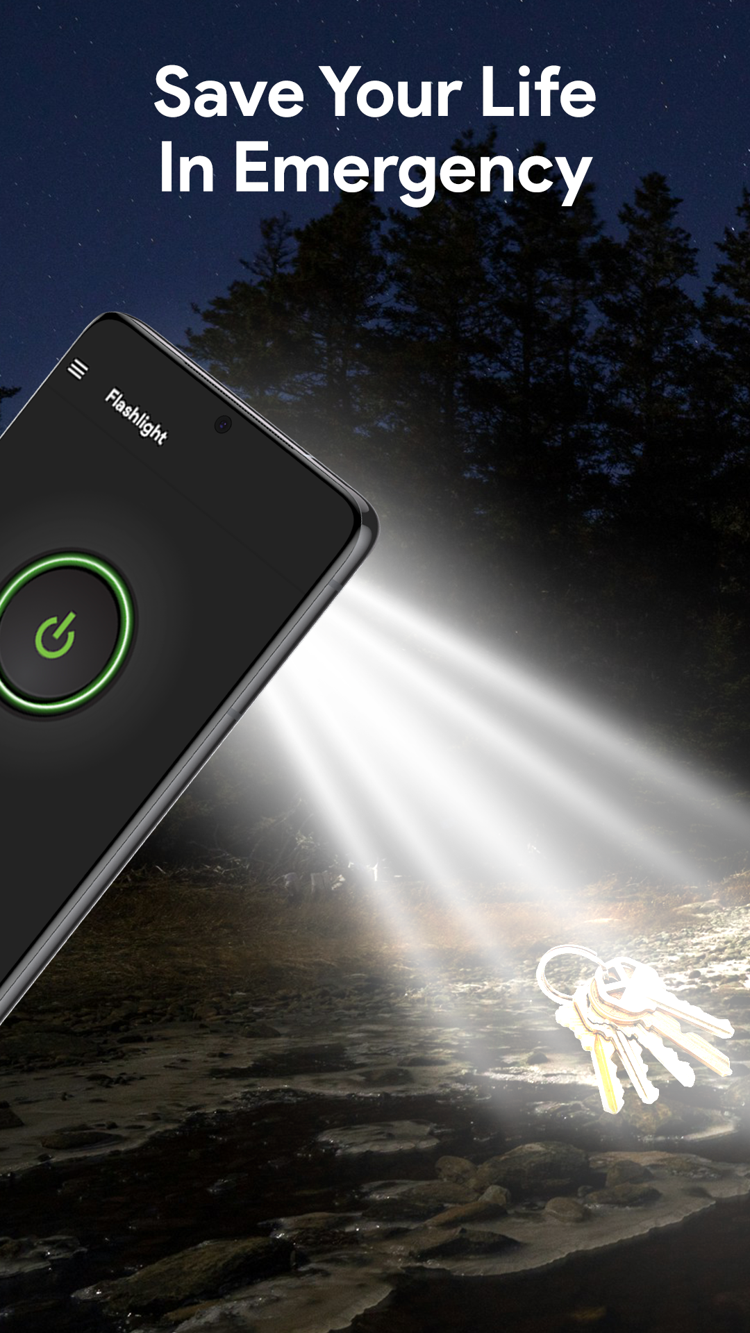 اسکرین شات 2 برنامه Flashlight: Torch Light Pro