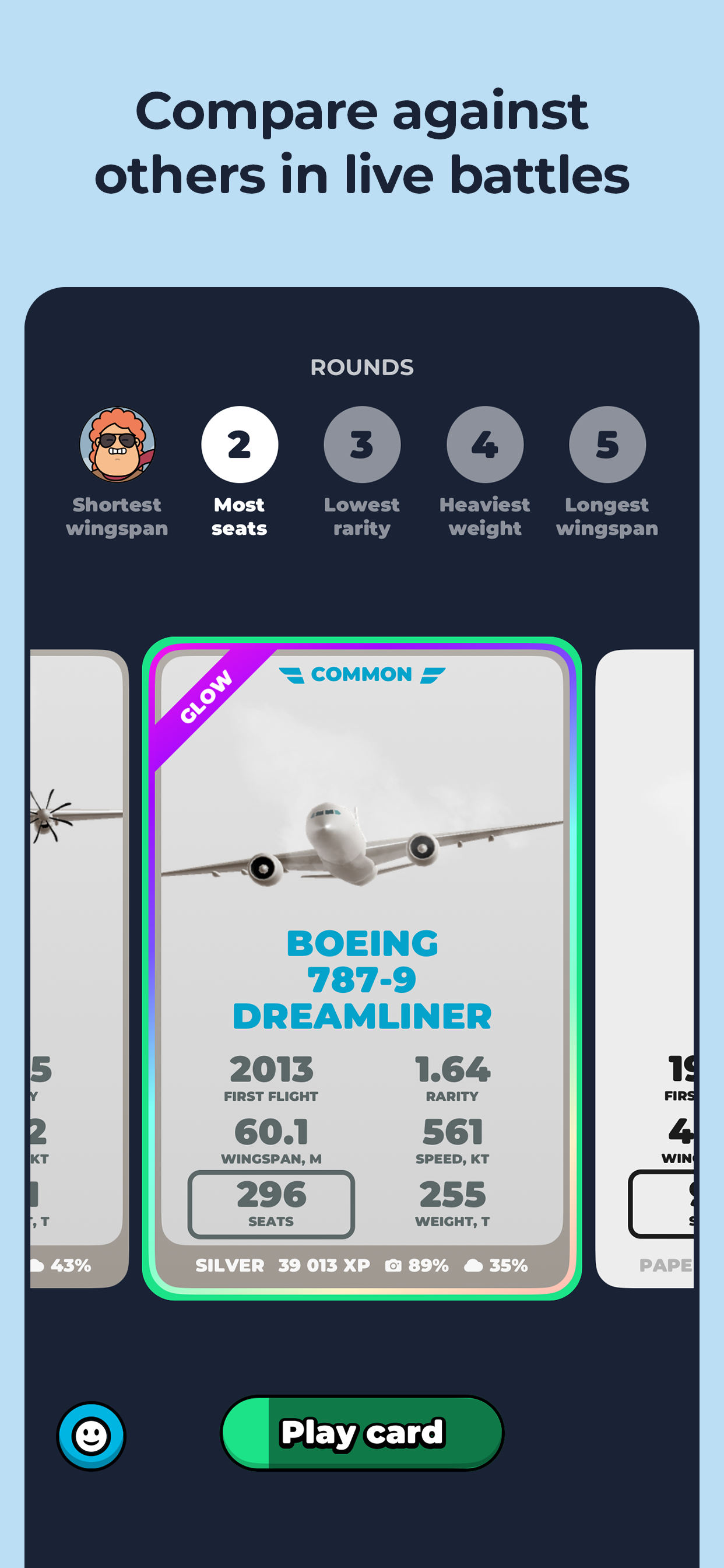 اسکرین شات 6 بازی Skycards by Flightradar24