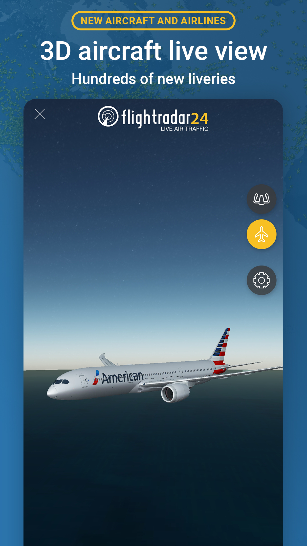 اسکرین شات 7 برنامه Flightradar24 Flight Tracker