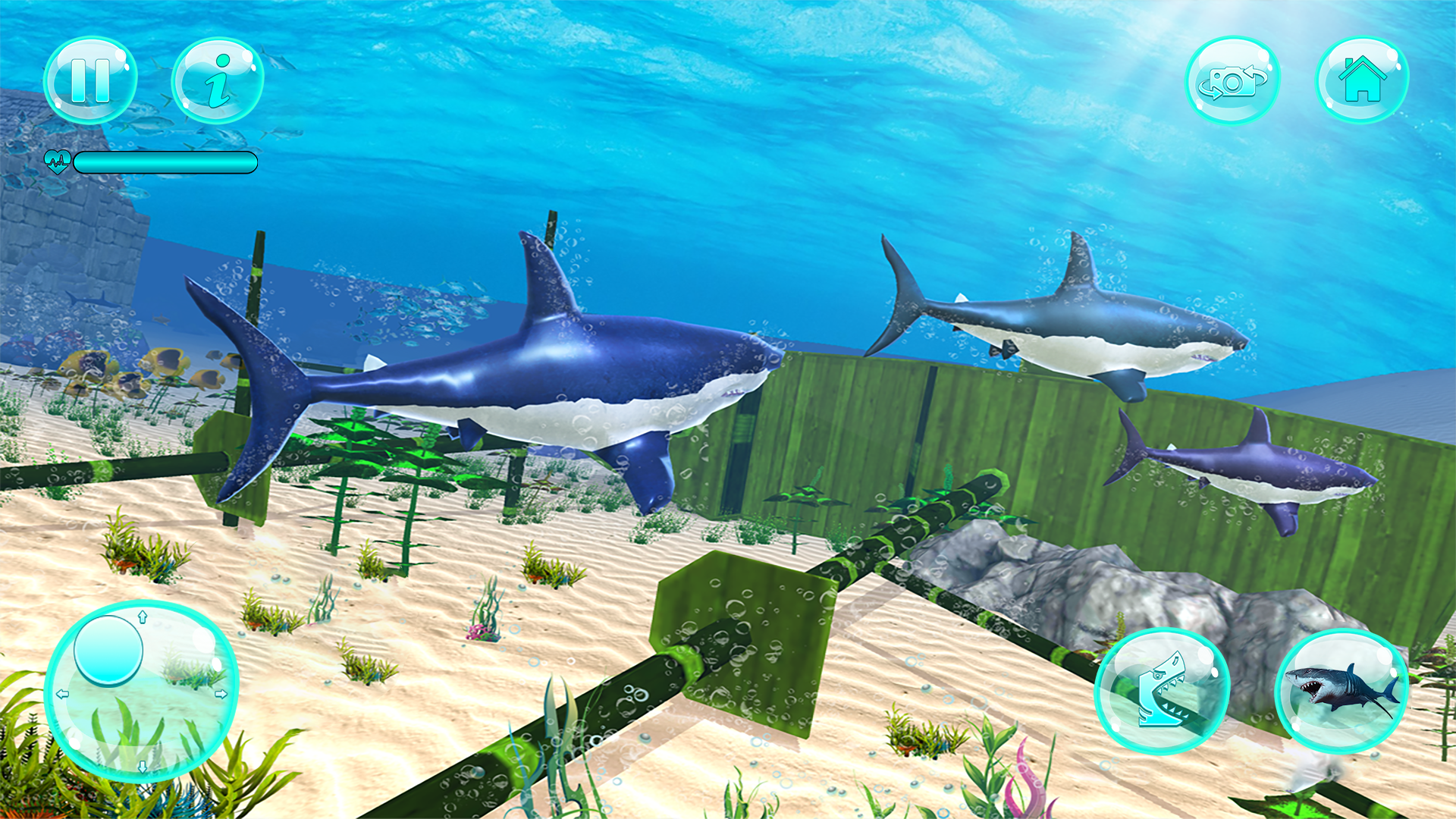 اسکرین شات 8 بازی Big Shark Vs Small Sharks