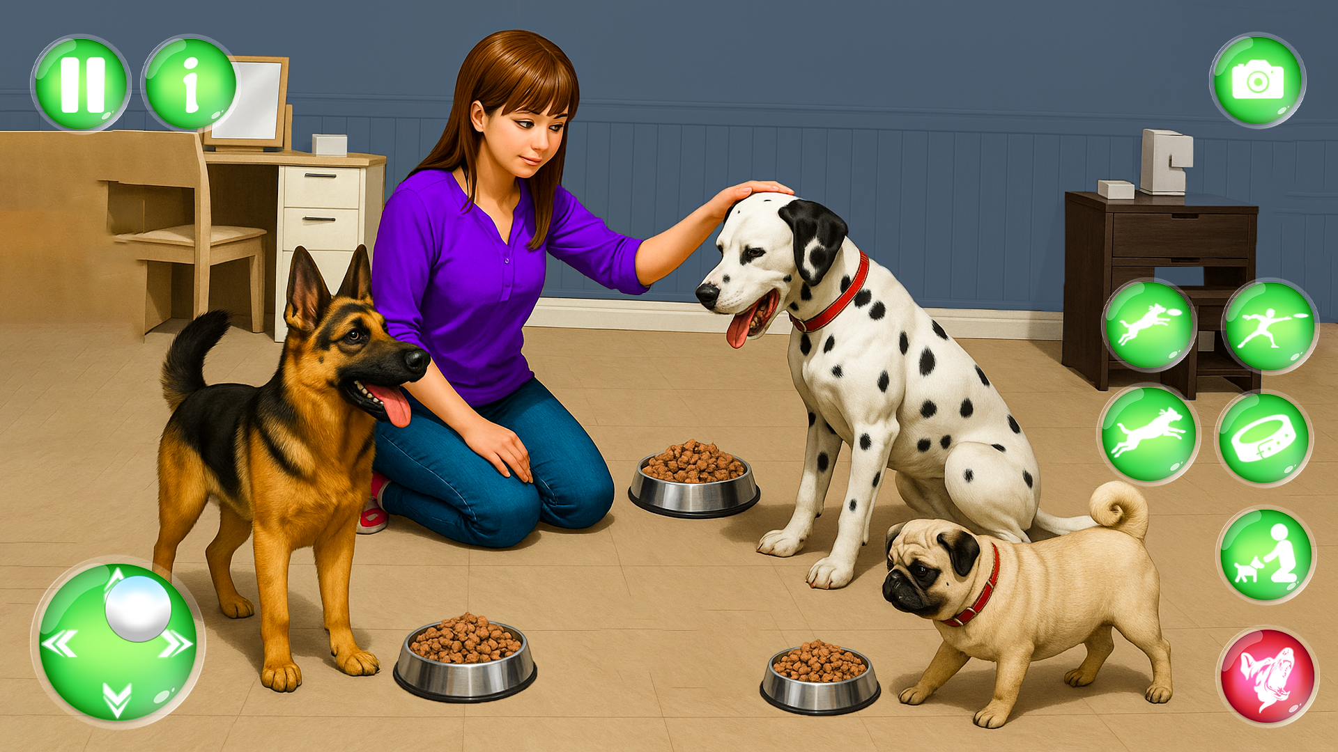 اسکرین شات 1 بازی Virtual Dog Sim: Pet Dog Games