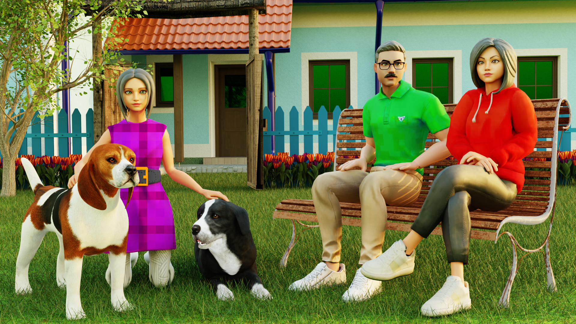 اسکرین شات 2 بازی Virtual Dog Sim: Pet Dog Games