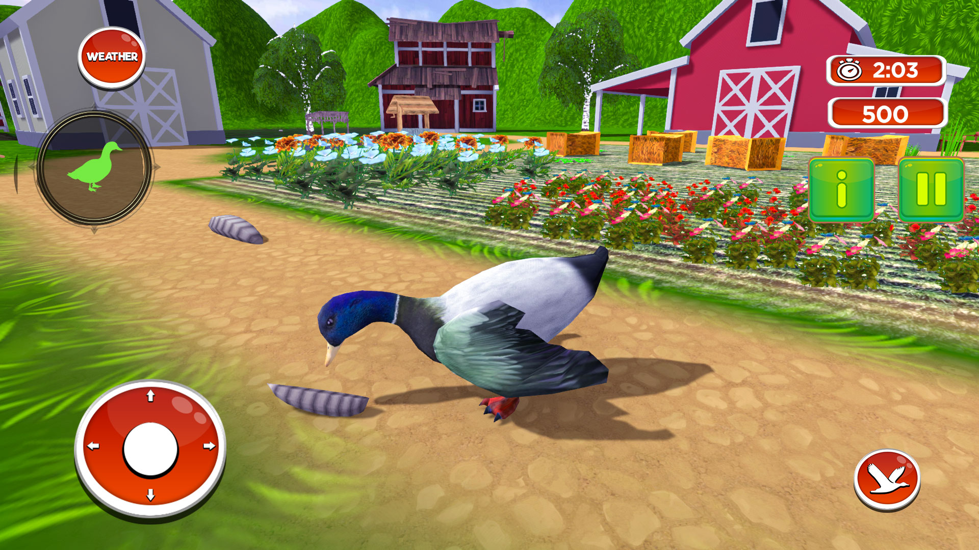 اسکرین شات 1 بازی Village Duck Life Bird Game