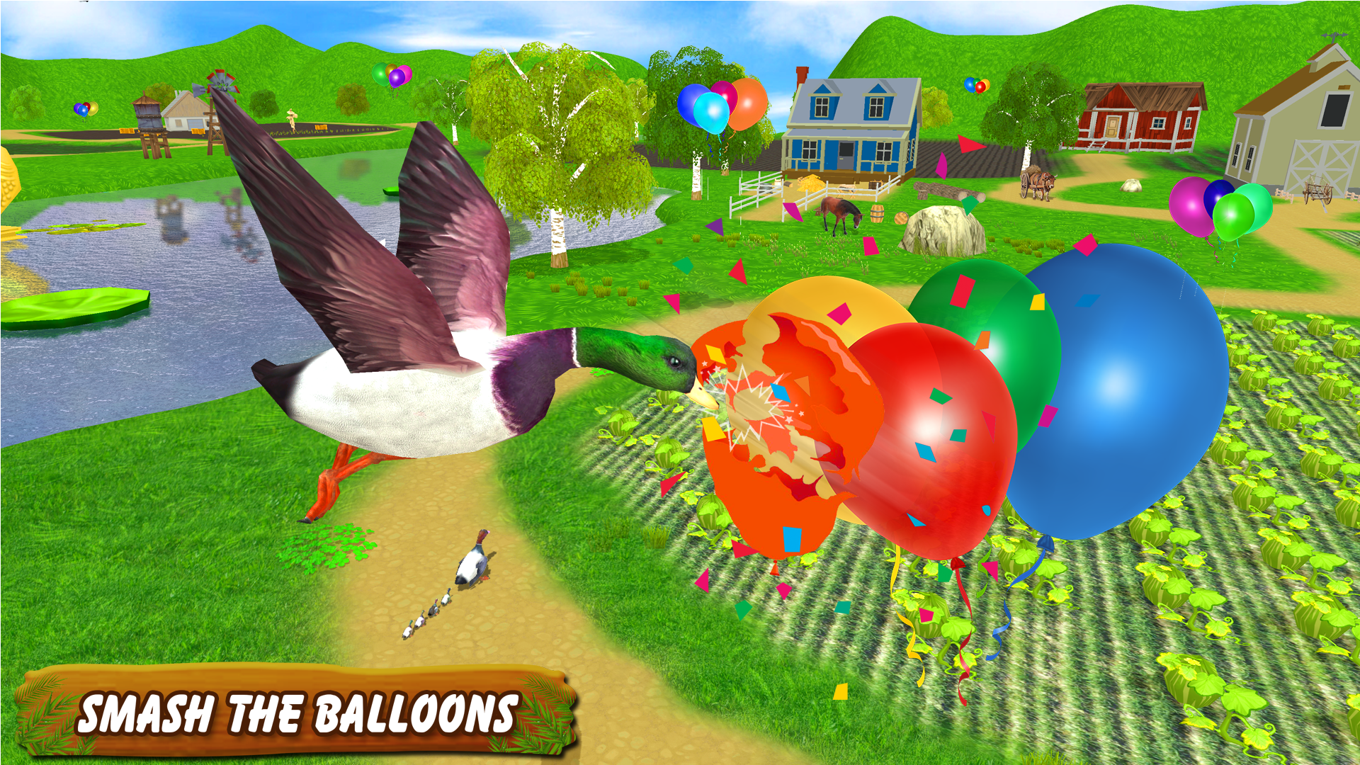 اسکرین شات 5 بازی Village Duck Life Bird Game