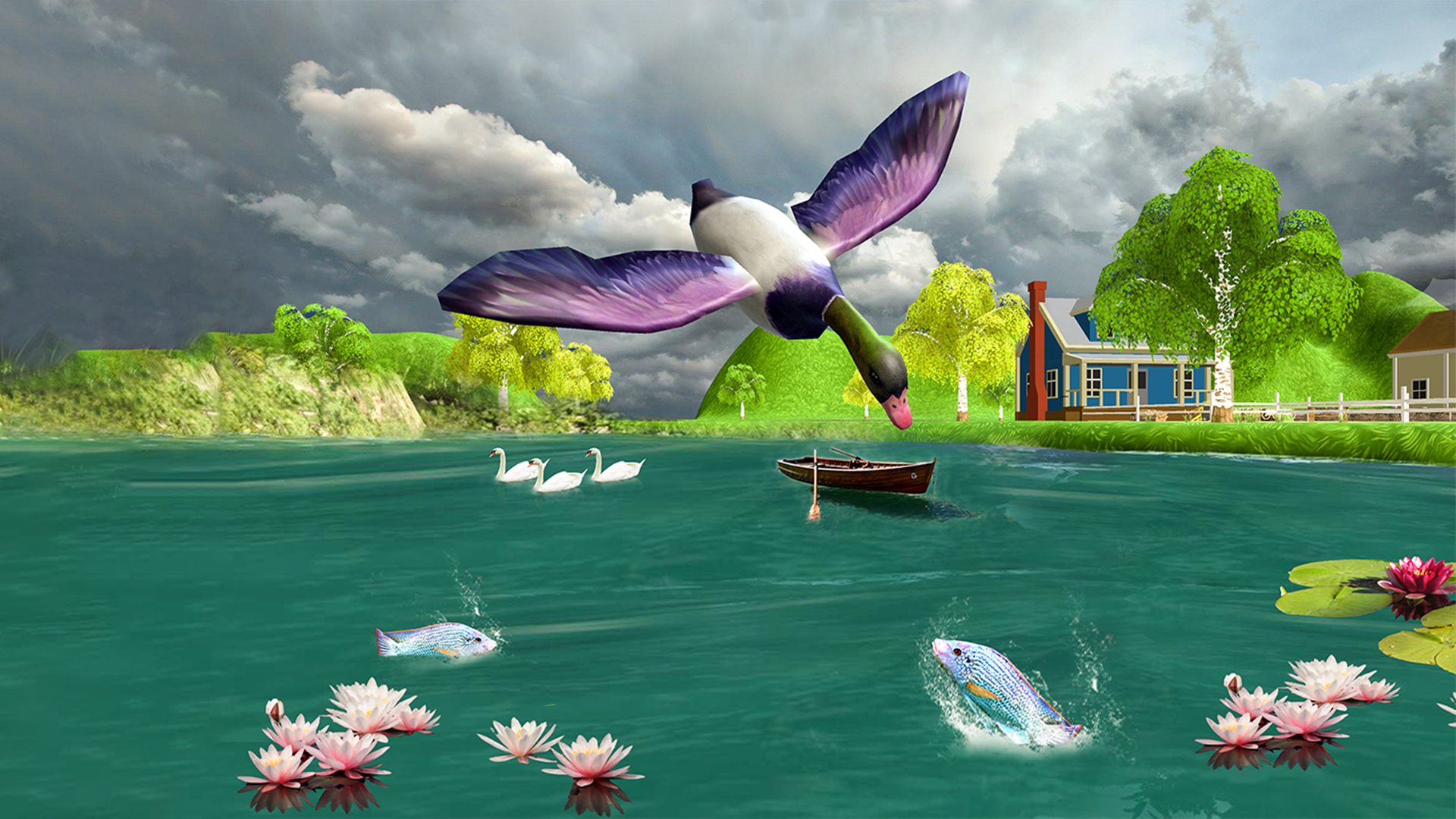 اسکرین شات 7 بازی Village Duck Life Bird Game