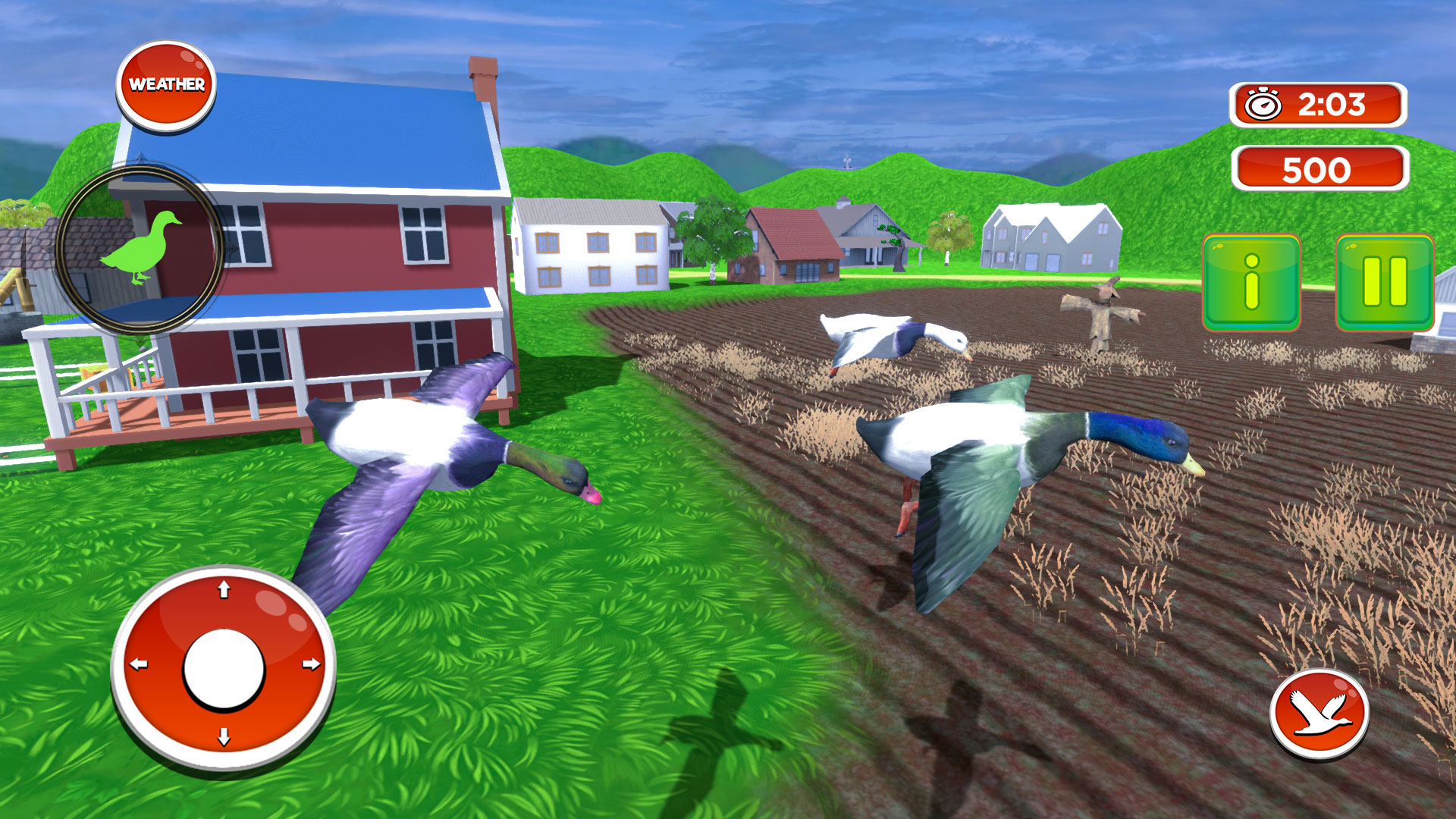 اسکرین شات 2 بازی Village Duck Life Bird Game