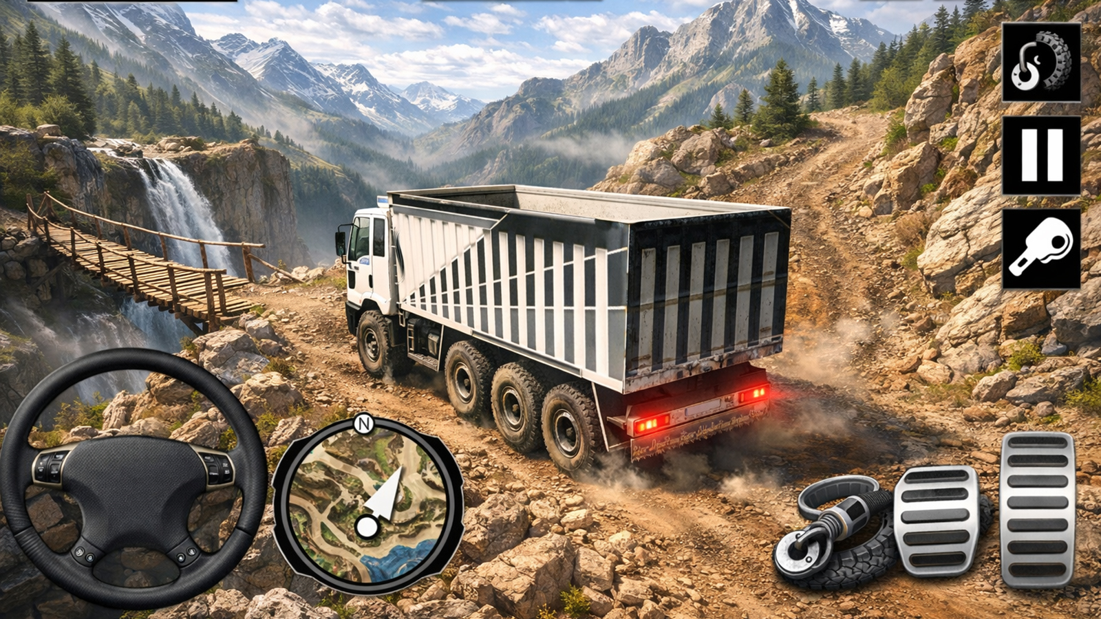 اسکرین شات 3 بازی Offroad Cargo Truck Simulator
