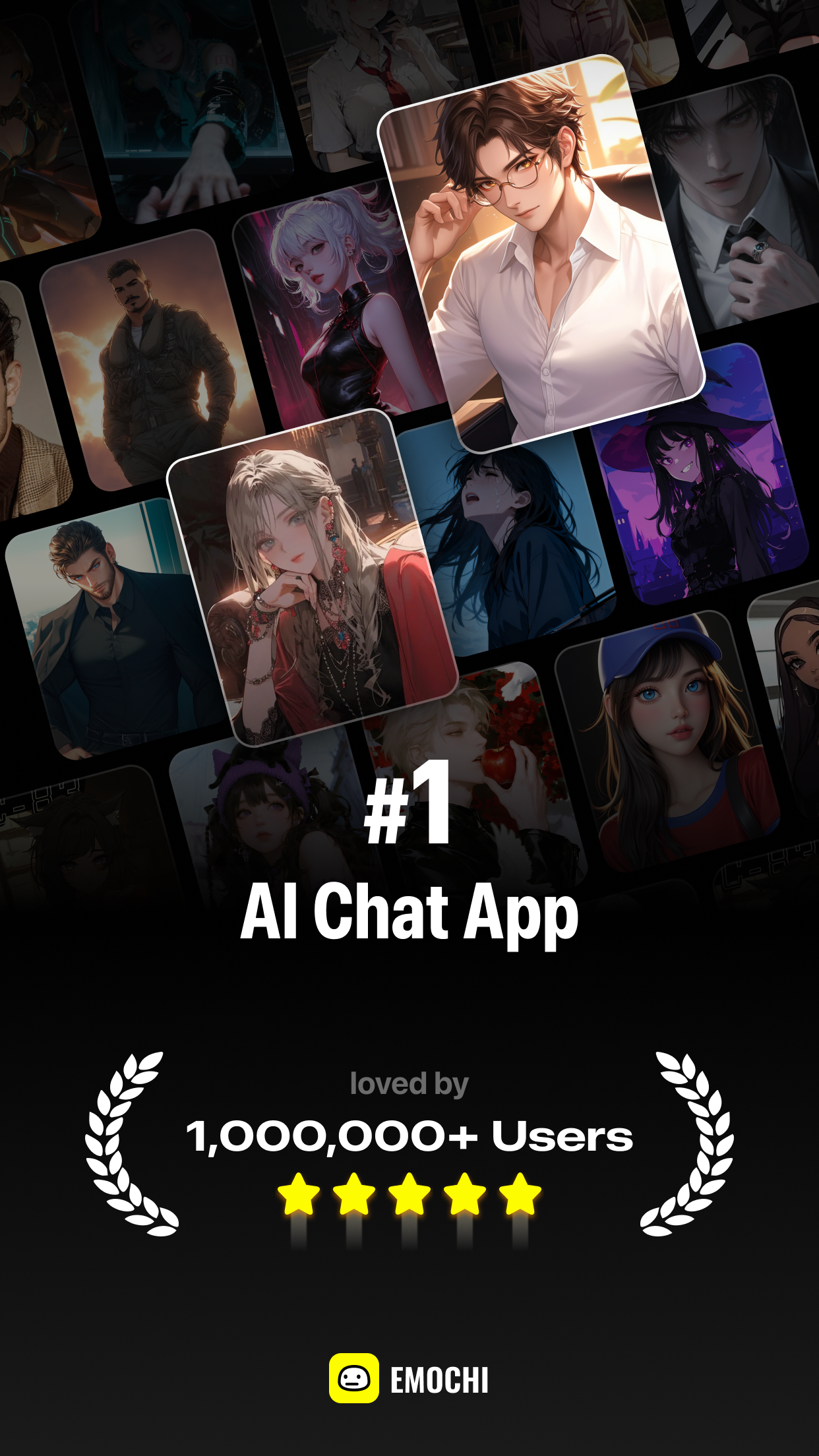 اسکرین شات 1 برنامه Emochi: Chat With Character