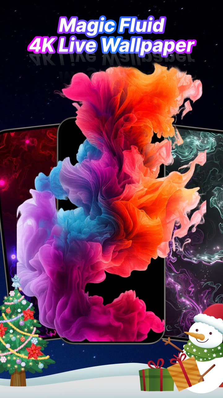 اسکرین شات 1 برنامه Flow Simulation Live Wallpaper