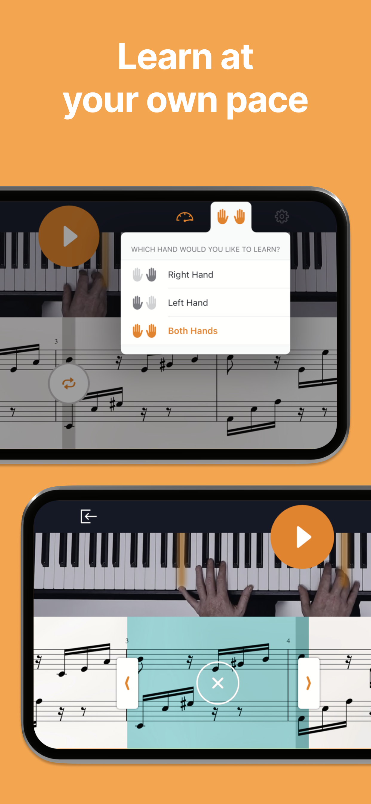 اسکرین شات 5 برنامه flowkey: Learn piano