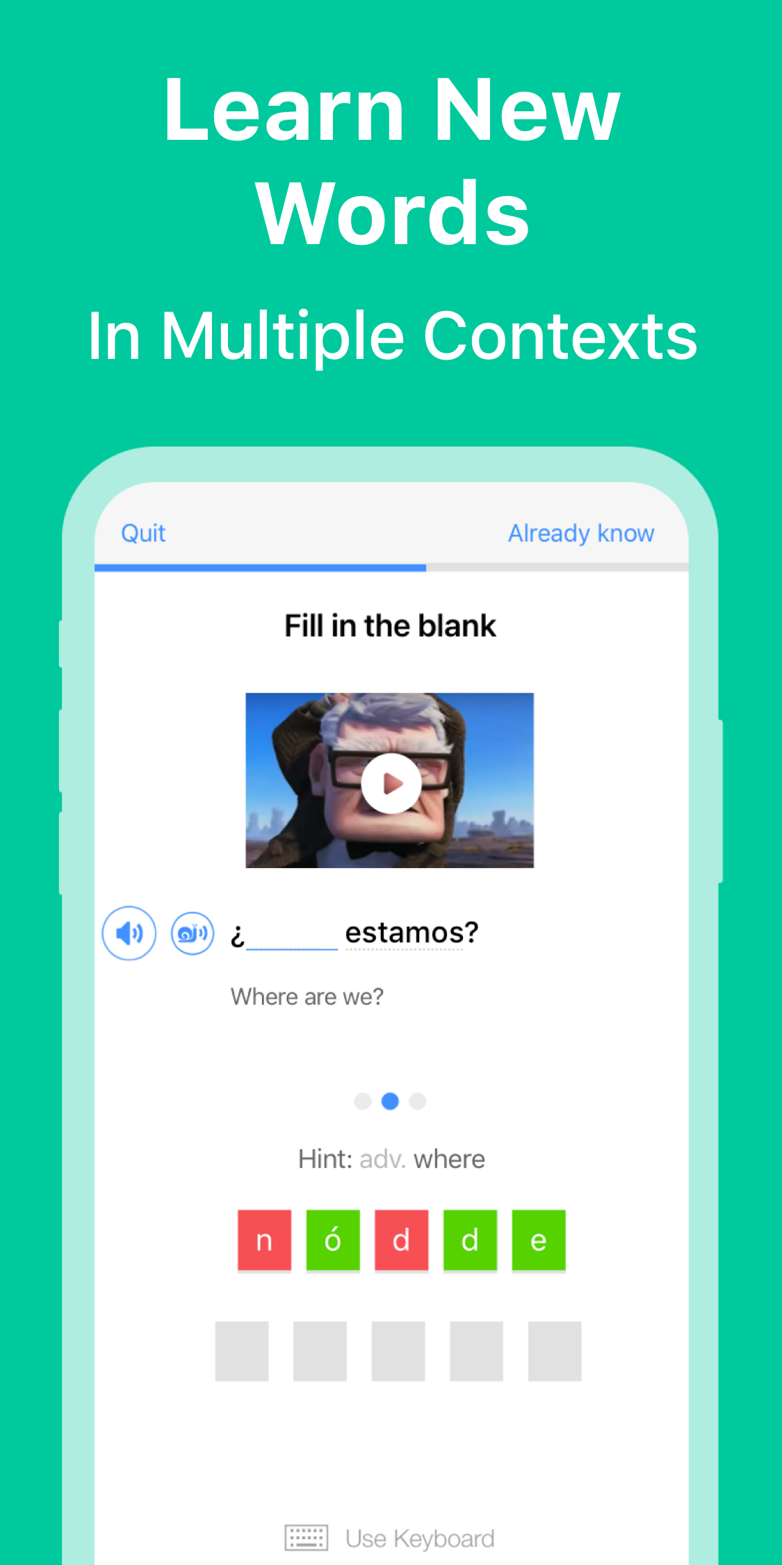 اسکرین شات 8 برنامه FluentU: Learn Language videos