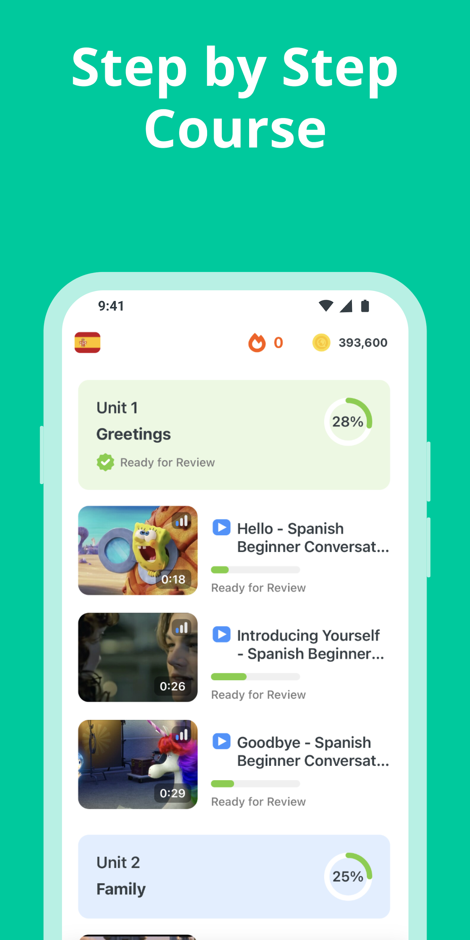 اسکرین شات 3 برنامه FluentU: Learn Language videos