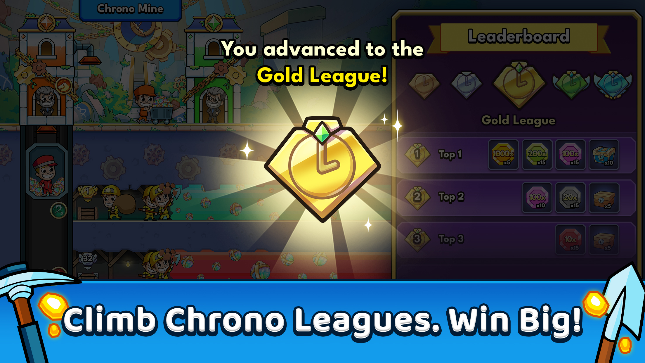 اسکرین شات 3 بازی Idle Miner Tycoon: Gold Games