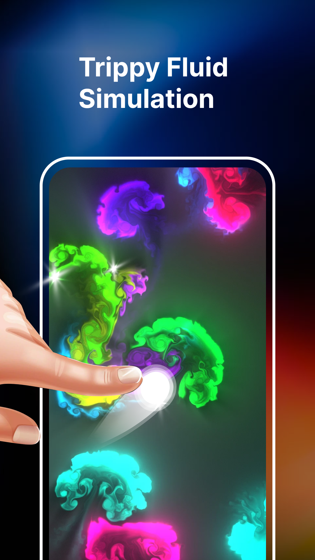 اسکرین شات 2 برنامه Magic Fluid: Magic Wallpaper