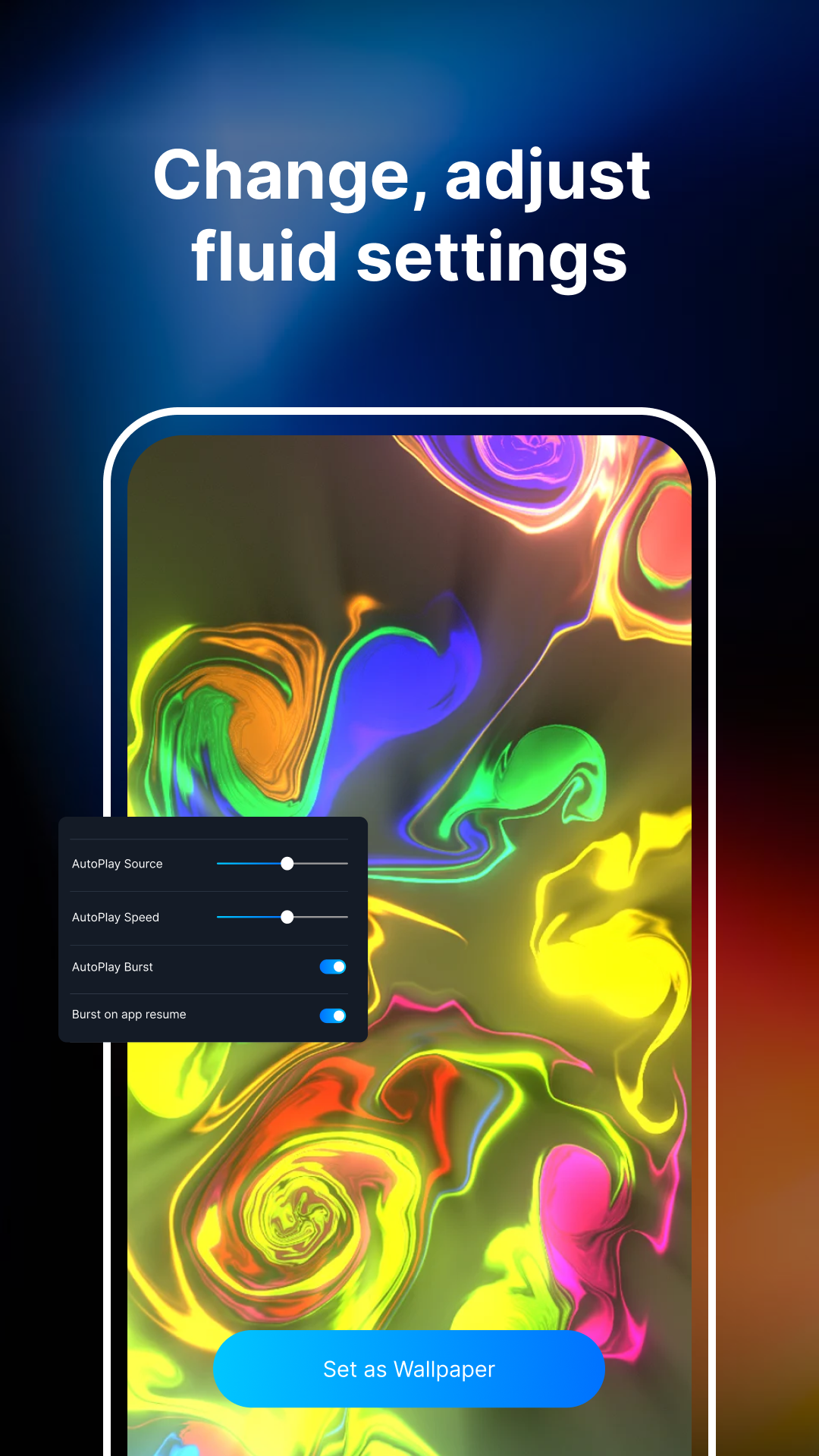 اسکرین شات 4 برنامه Magic Fluid: Magic Wallpaper