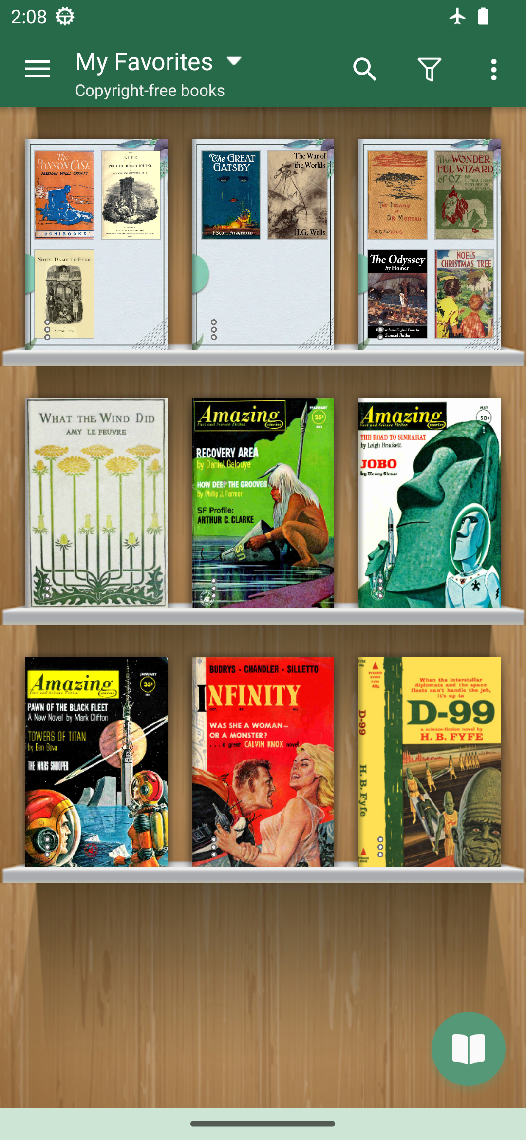 اسکرین شات 8 برنامه Moon+ Reader