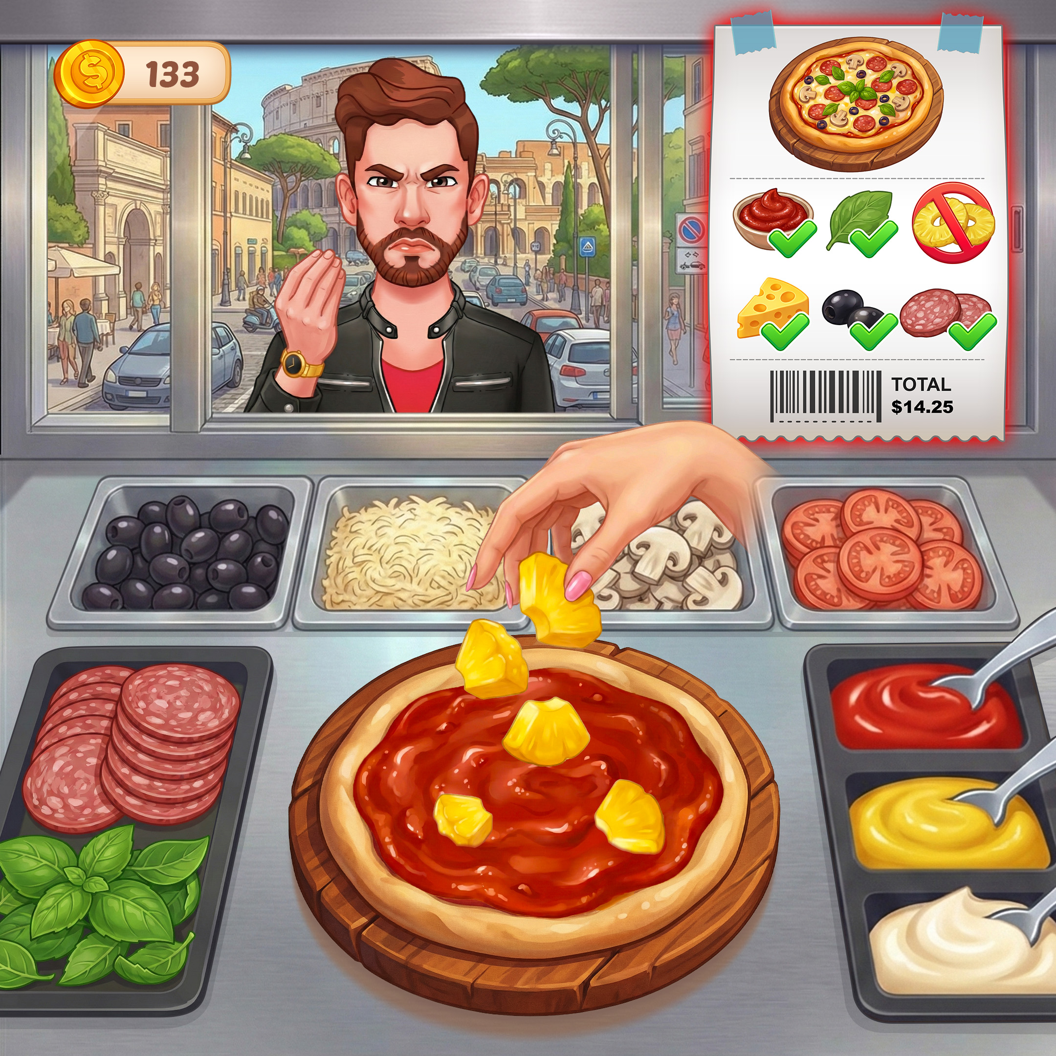اسکرین شات 2 بازی Kitchen Craze: Restaurant Game