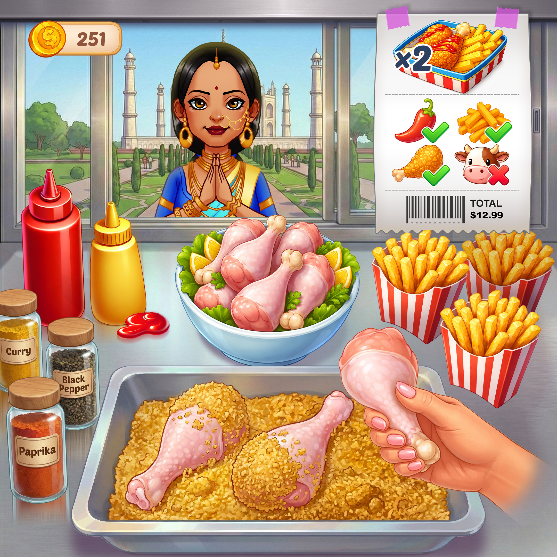 اسکرین شات 4 بازی Kitchen Craze: Restaurant Game