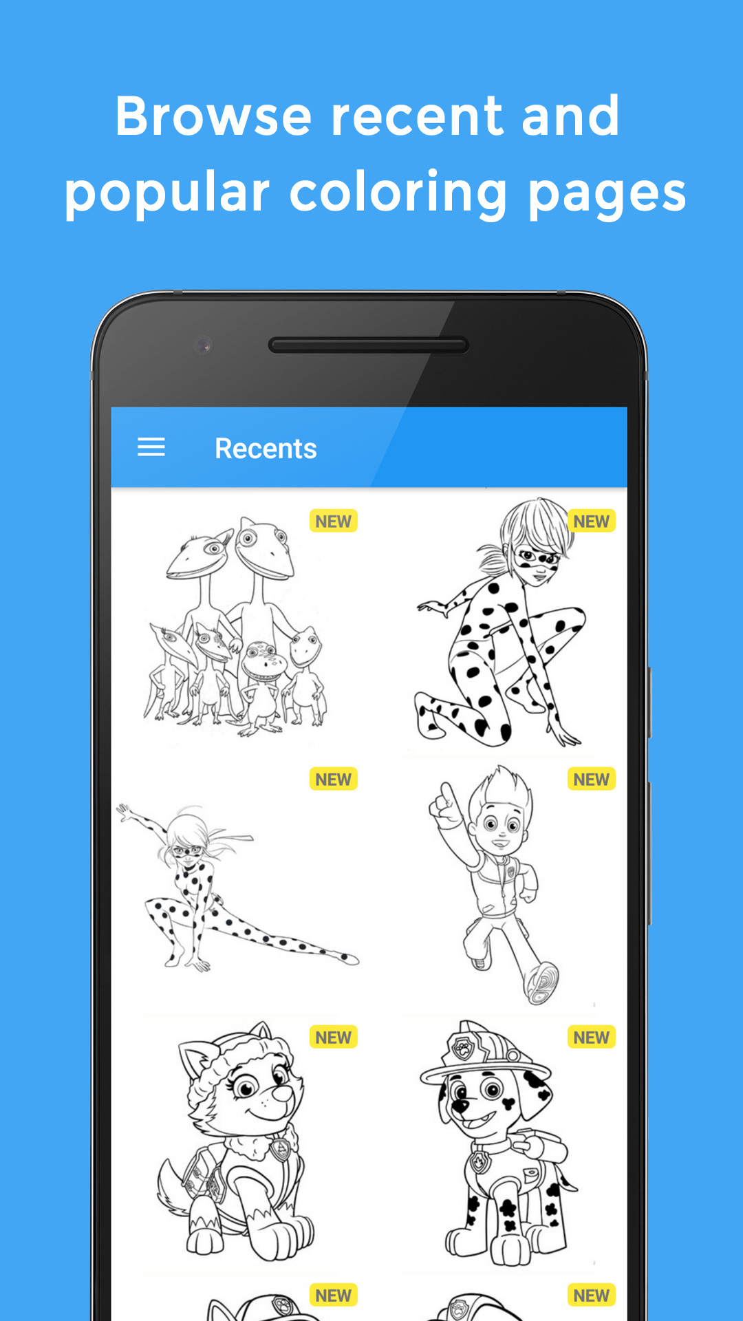 اسکرین شات 2 برنامه Colorint - Coloring pages