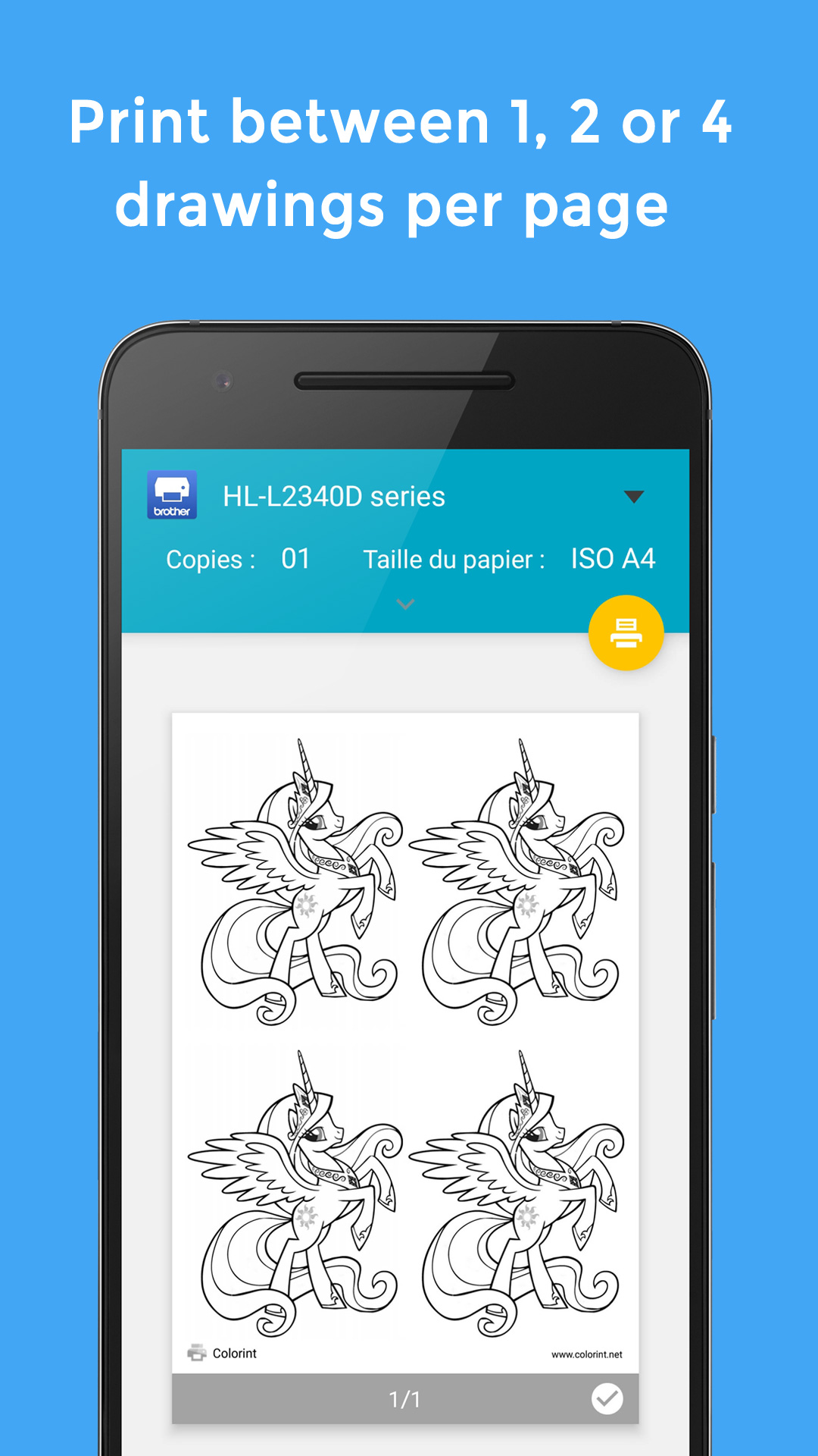 اسکرین شات 4 برنامه Colorint - Coloring pages