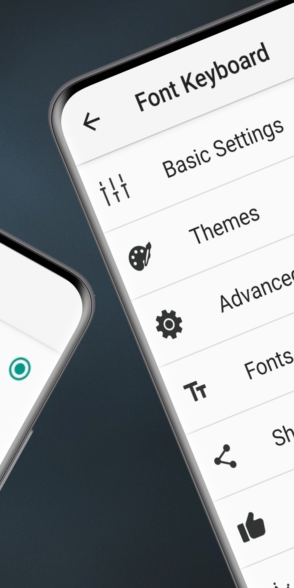اسکرین شات 6 برنامه Fonts Keyboard - Fancy Text
