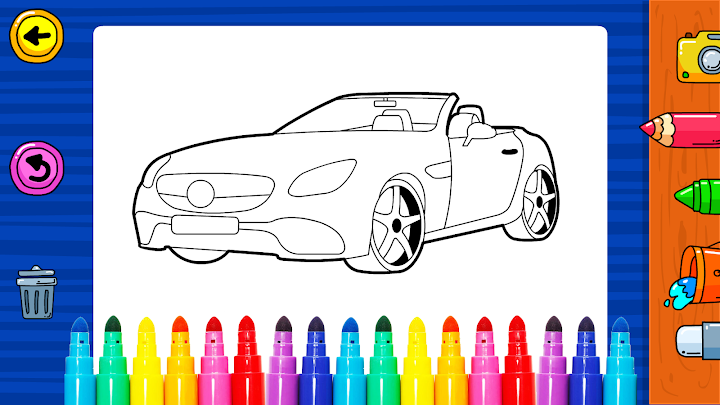 اسکرین شات 6 بازی Learn Coloring & Drawing Car Games for Kids